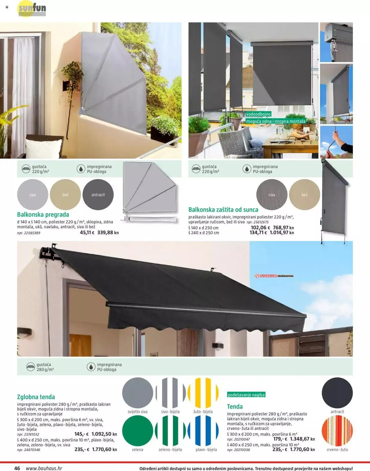 Katalog Vrtni namještaj Bauhaus od 24. ožujka do 31. srpnja 2023. - Pregled Stranica 46