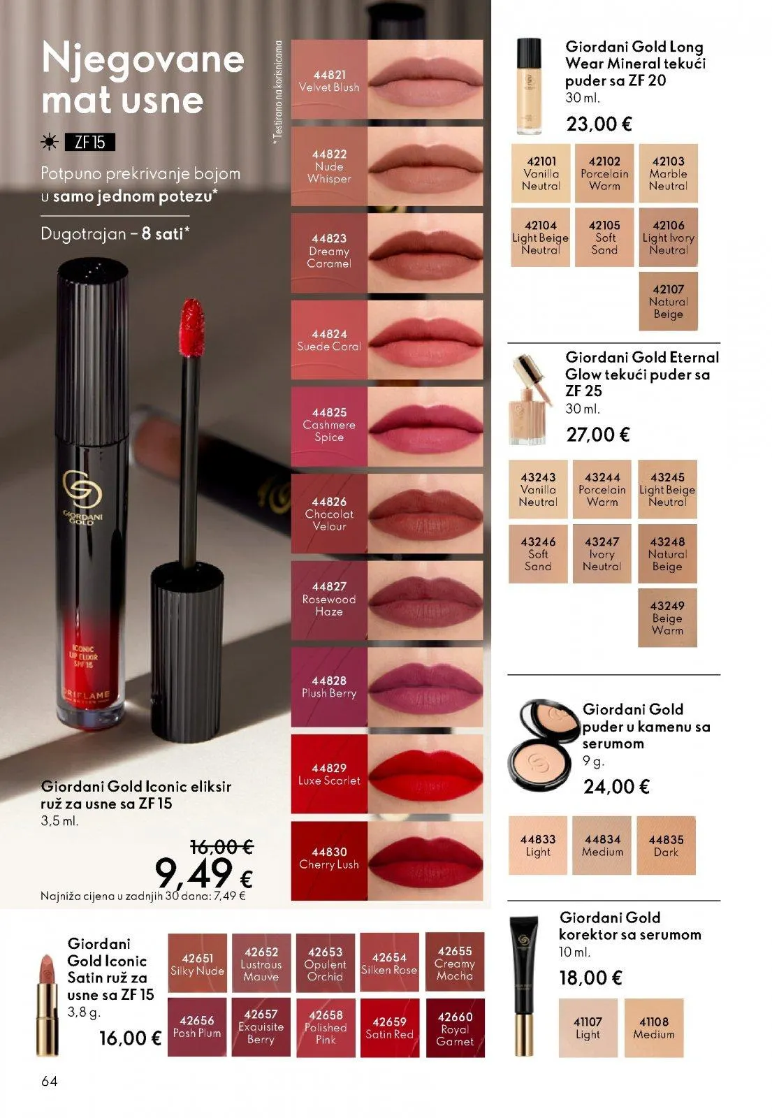 Katalog Oriflame katalog do 31.03.2026 od 12. ožujka do 31. ožujka 2026. - Pregled Stranica 64