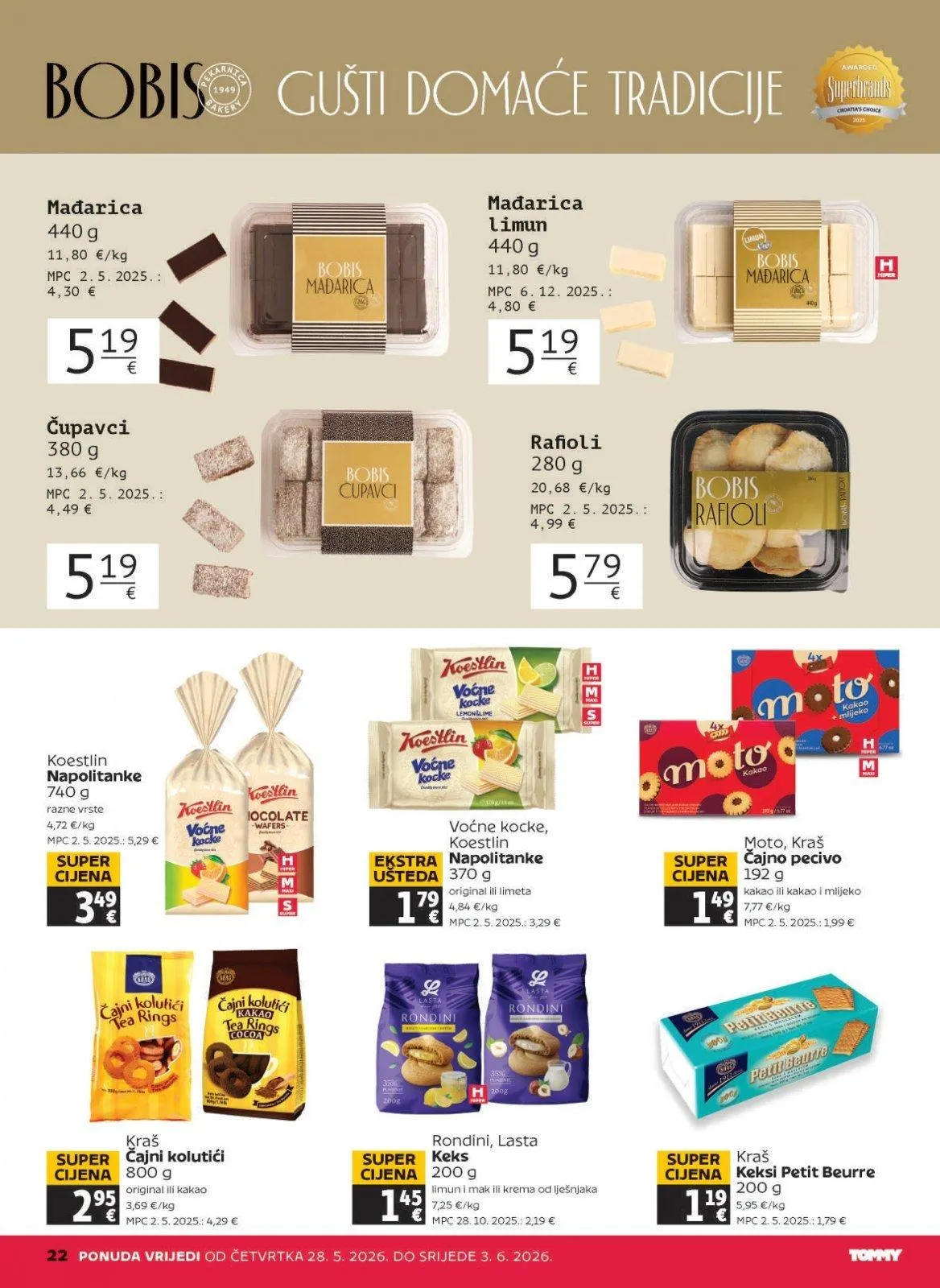 Katalog Tommy katalog do 03.06.2026 od 28. svibnja do 3. lipnja 2026. - Pregled Stranica 22