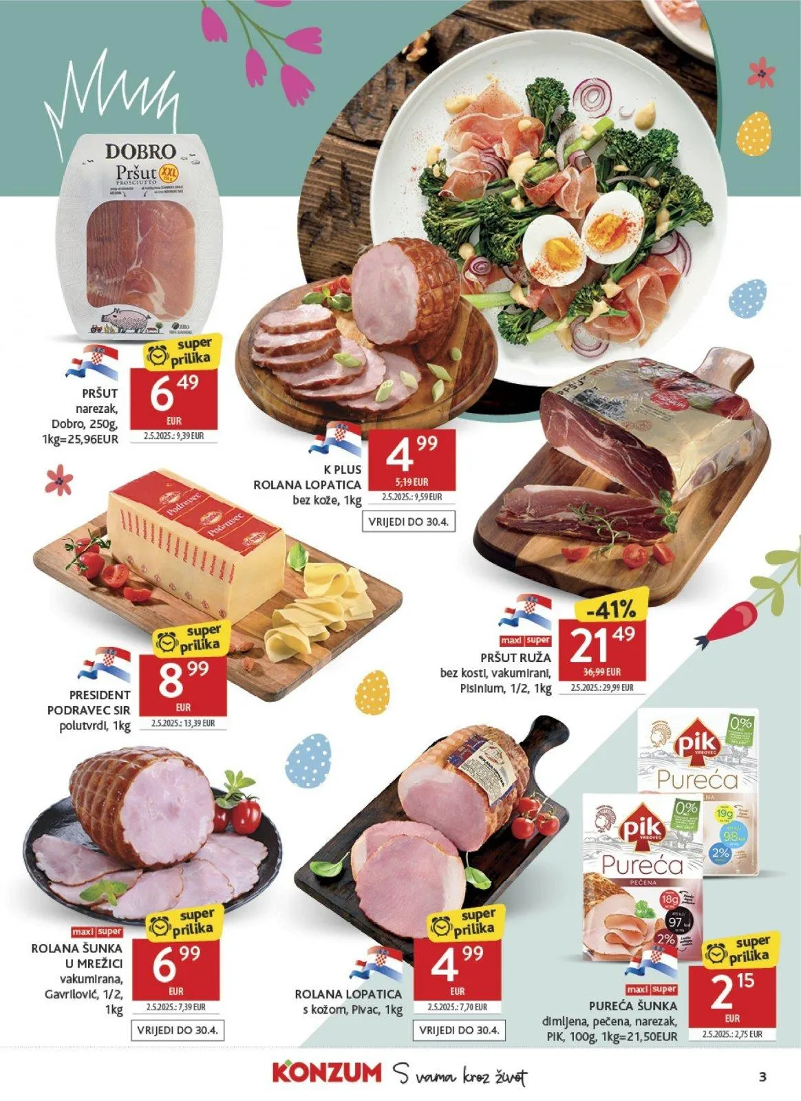 Katalog Konzum katalog do 07.04.2026 od 2. travnja do 7. travnja 2026. - Pregled Stranica 3