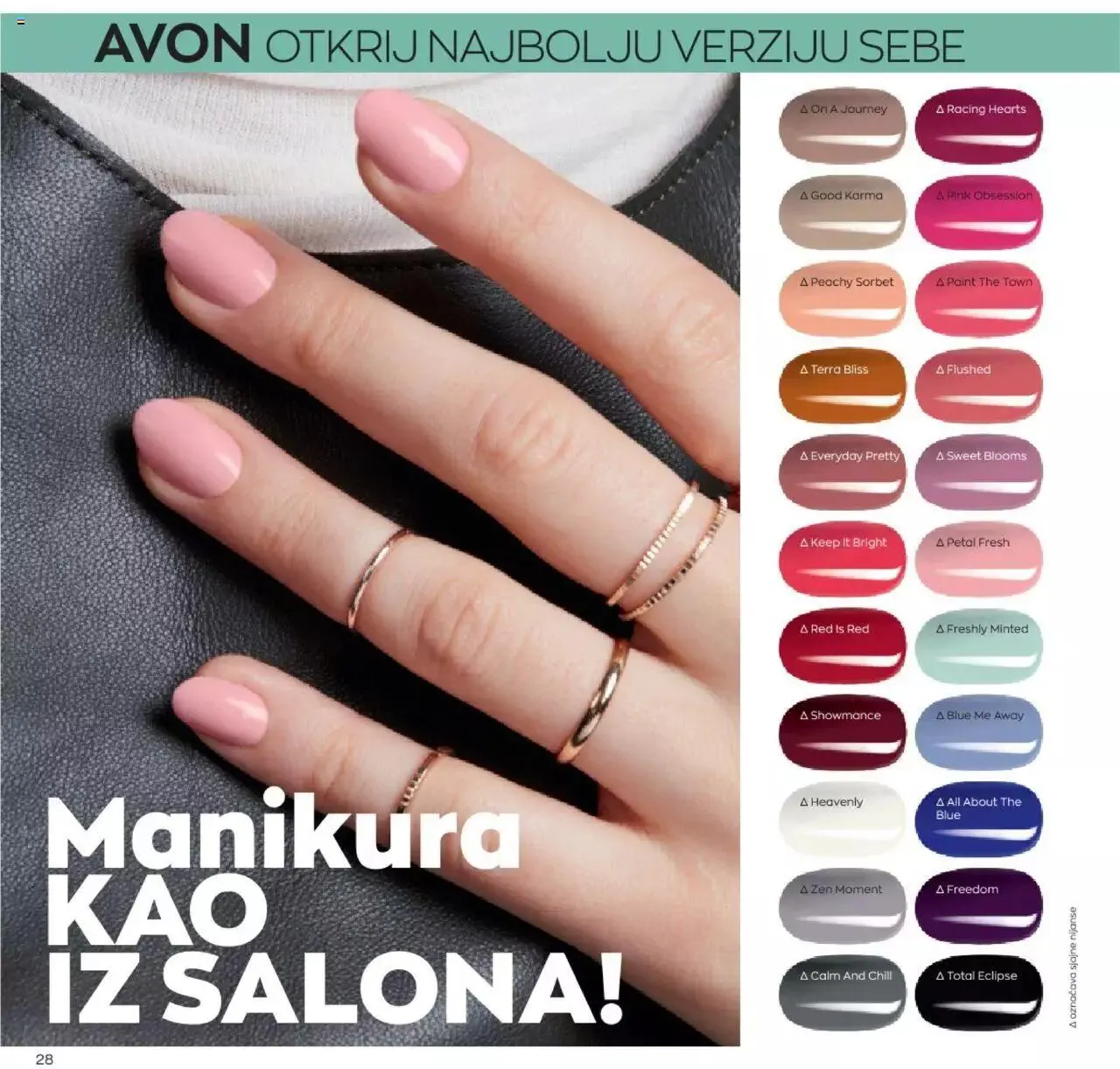 Katalog Avon katalog - Make-up vodič od 12. siječnja do 6. veljače 2024. - Pregled Stranica 28