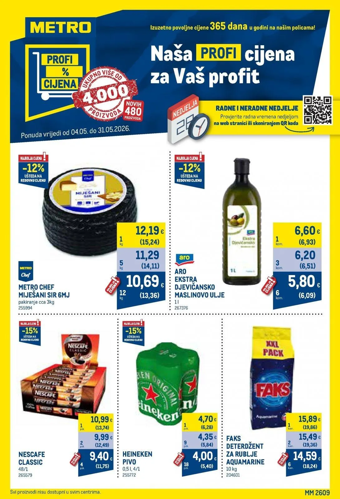 Katalog Metro katalog do 01.06.2026 od 8. svibnja do 1. lipnja 2026. - Pregled Stranica 1
