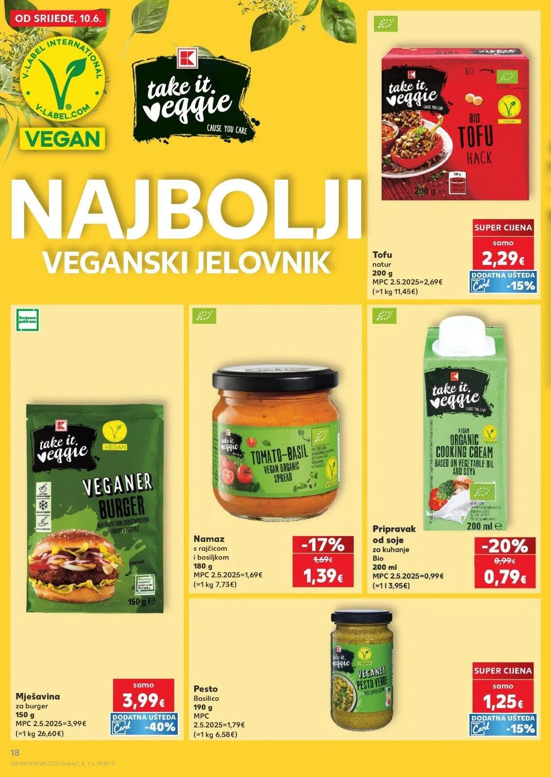 Katalog Kaufland katalog do 16.06.2026 od 10. lipnja do 16. lipnja 2026. - Pregled Stranica 18