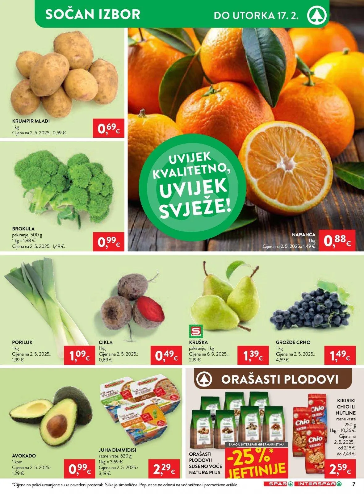 Katalog Interspar katalog do 17.02.2026 od 11. veljače do 17. veljače 2026. - Pregled Stranica 7