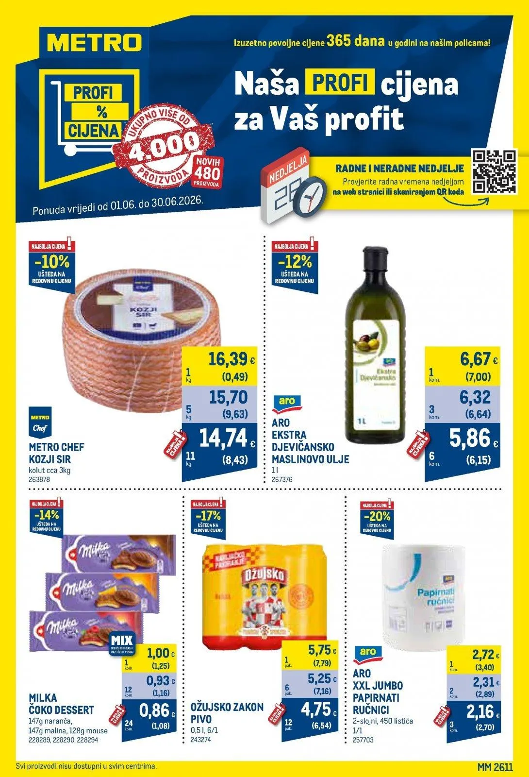 Katalog Metro katalog do 01.07.2026 od 9. lipnja do 1. srpnja 2026. - Pregled Stranica 1