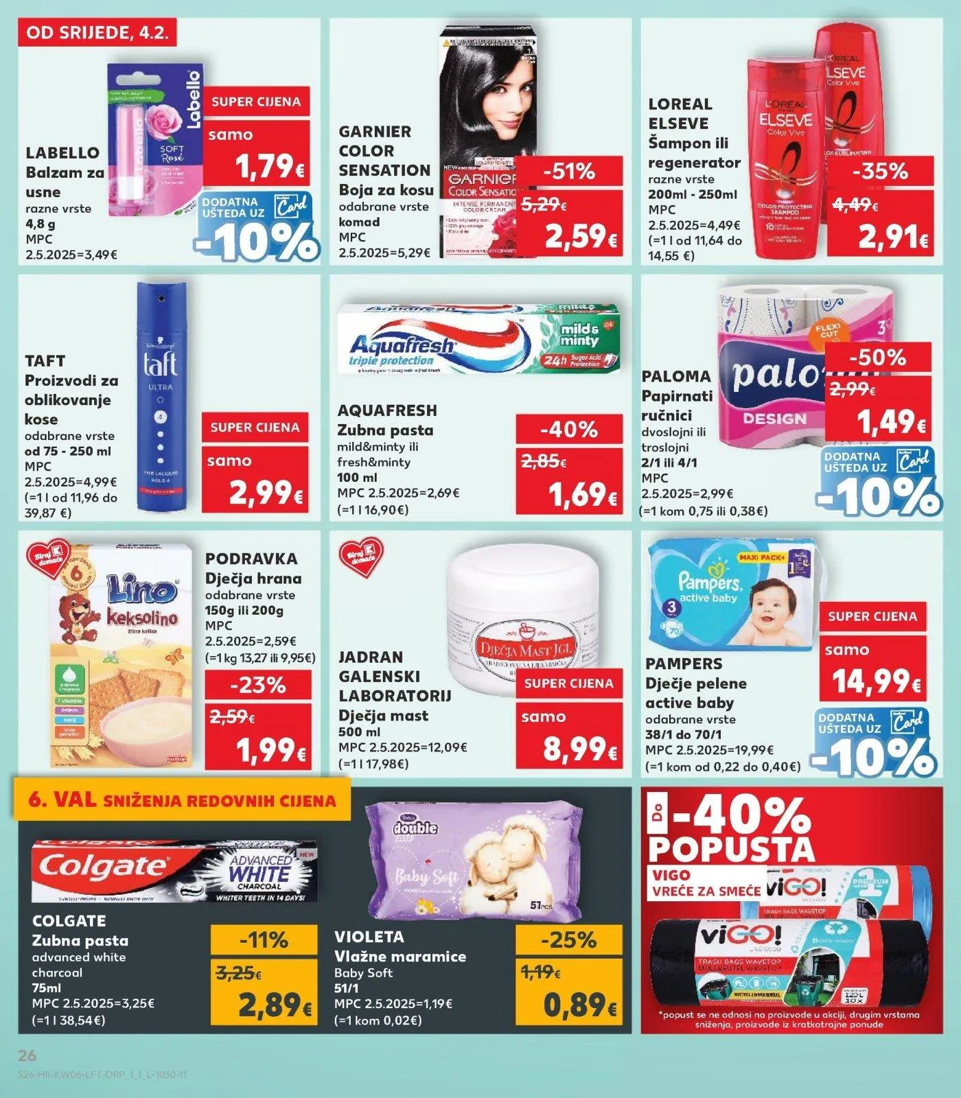 Katalog Kaufland katalog do 10.02.2026 od 4. veljače do 10. veljače 2026. - Pregled Stranica 26