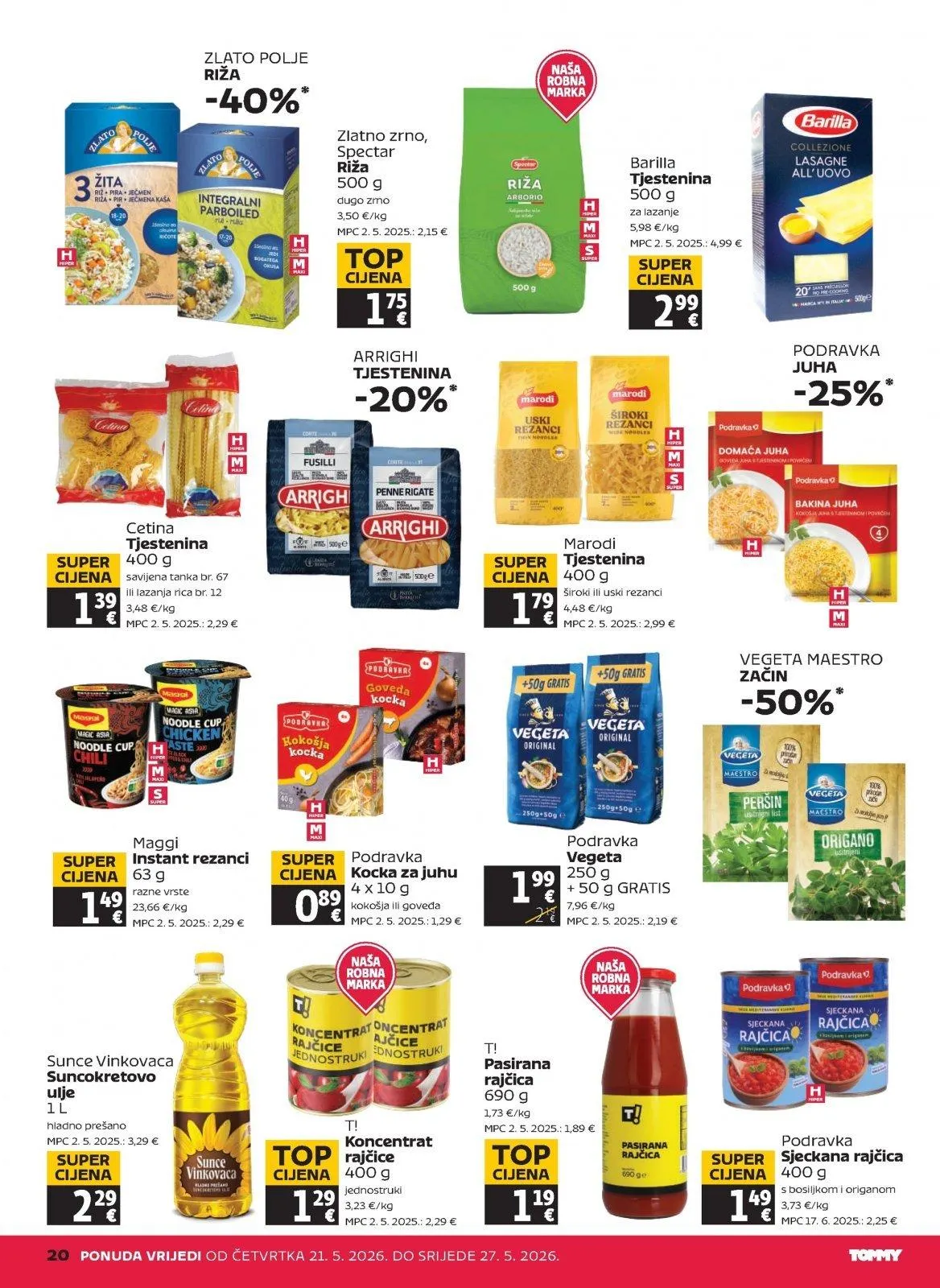 Katalog Tommy katalog do 27.05.2026 od 21. svibnja do 27. svibnja 2026. - Pregled Stranica 20