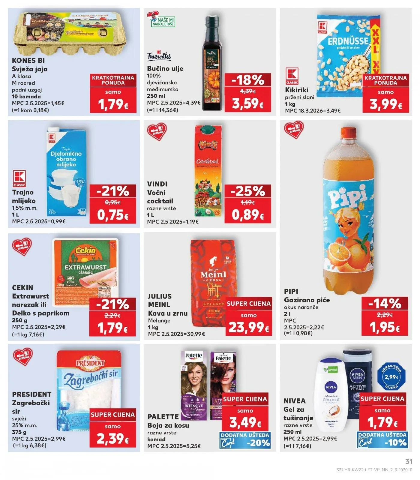 Katalog Kaufland katalog do 02.06.2026 od 27. svibnja do 2. lipnja 2026. - Pregled Stranica 31
