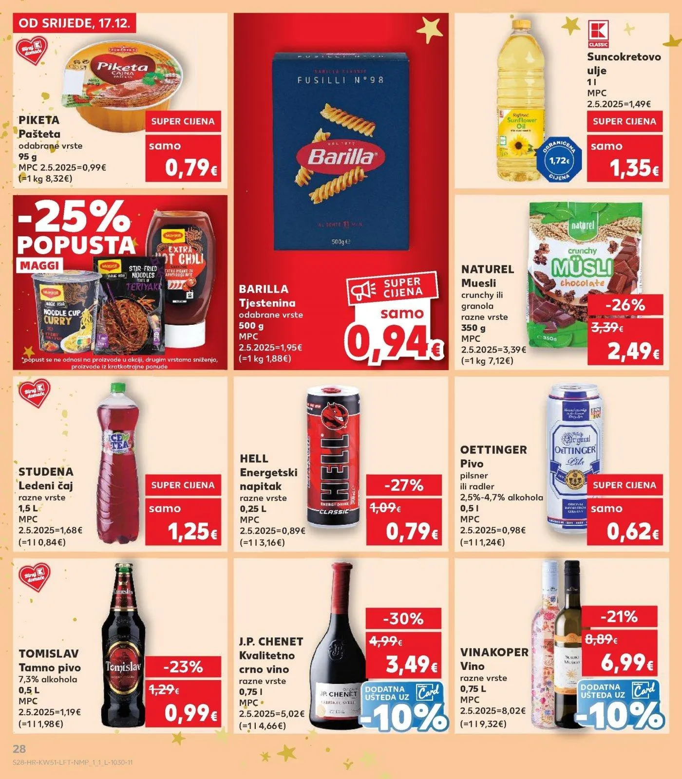 Katalog Kaufland katalog do 26.12.2025 od 17. prosinca do 26. prosinca 2025. - Pregled Stranica 28