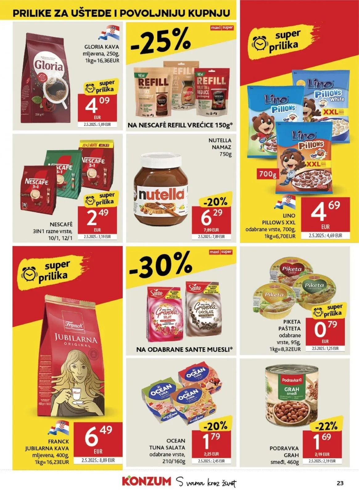 Katalog Konzum katalog do 12.05.2026 od 7. svibnja do 12. svibnja 2026. - Pregled Stranica 23