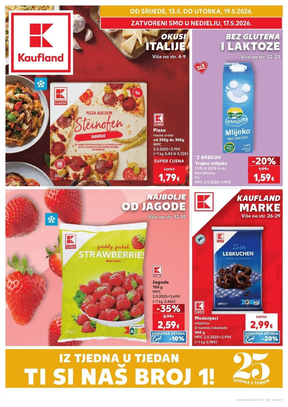 Katalog Kaufland katalog do 19.05.2026 od 13. svibnja do 19. svibnja 2026. - Pregled Stranica 1