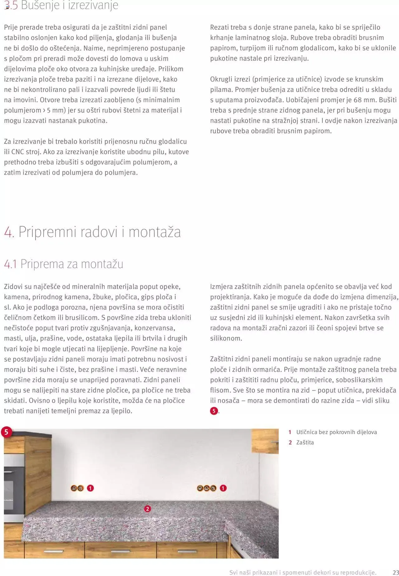 Katalog Elgrad - Egger radne ploče - Upute za preradu i dodaci od 1. travnja do 31. prosinca 2023. - Pregled Stranica 23