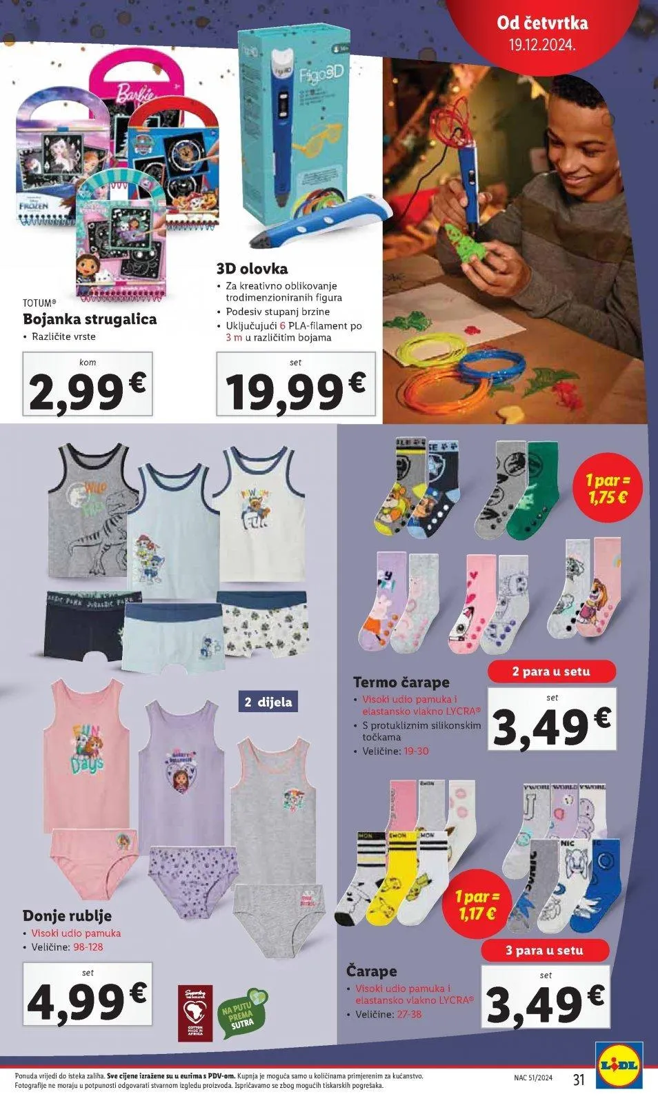 Katalog Lidl katalog do 24.12.2024 od 20. prosinca do 24. prosinca 2024. - Pregled Stranica 31
