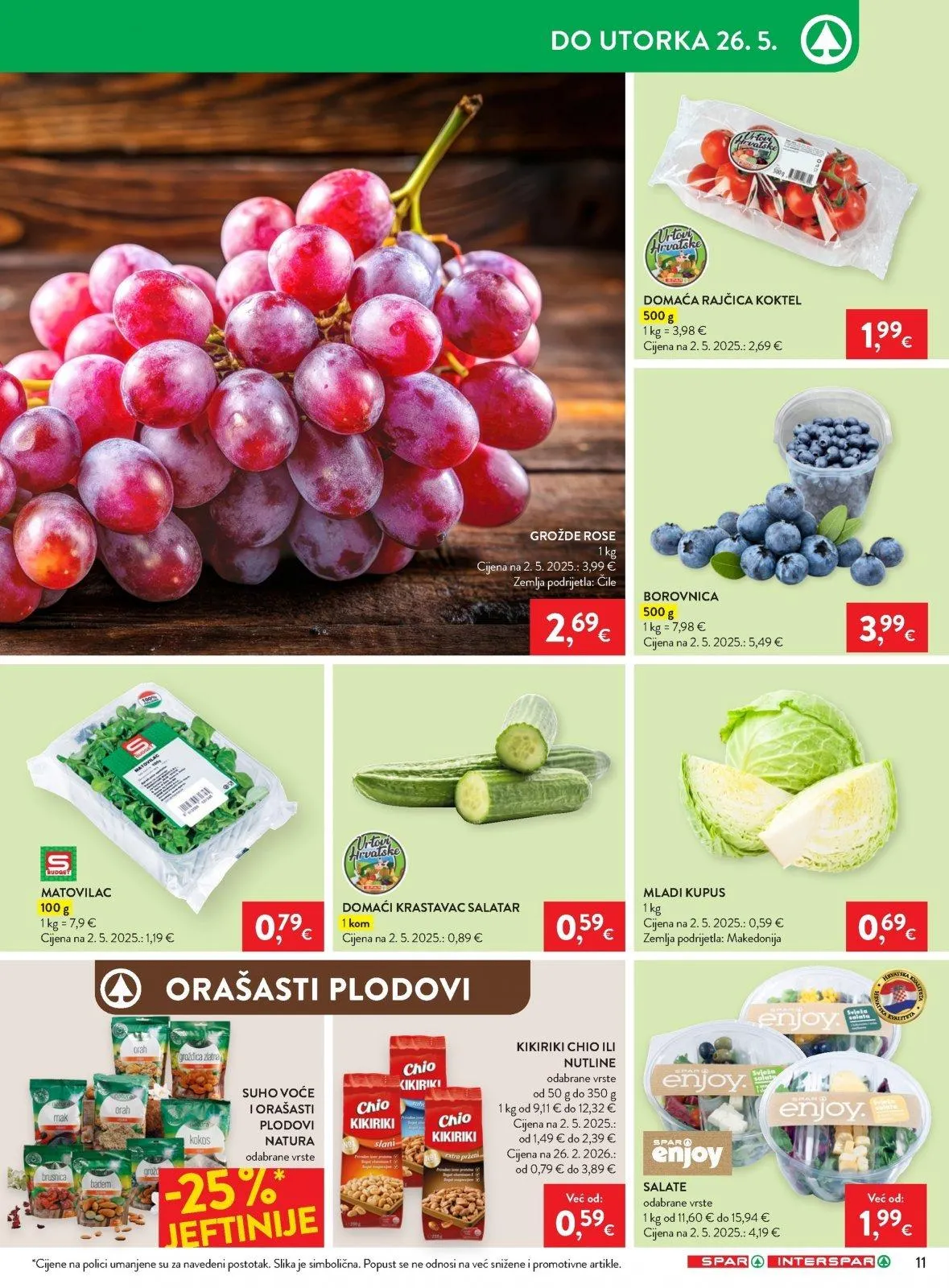 Katalog Interspar katalog do 26.05.2026 od 20. svibnja do 26. svibnja 2026. - Pregled Stranica 11