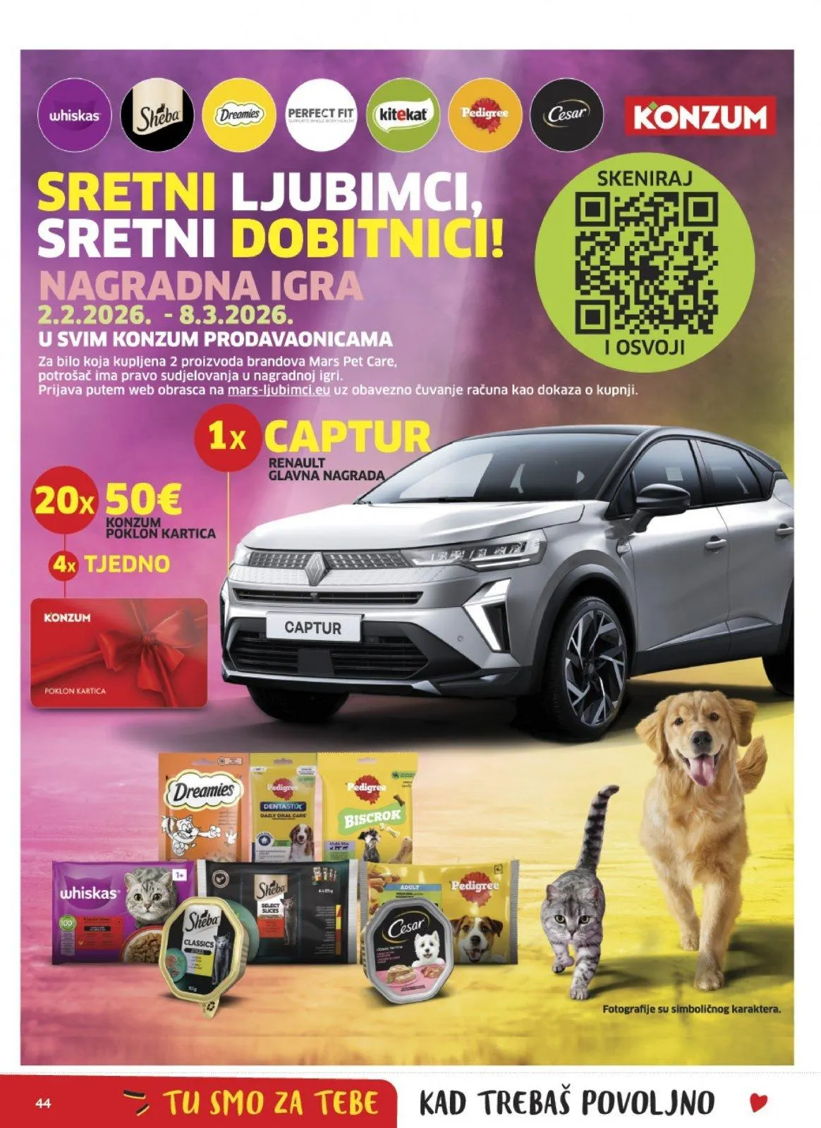 Katalog Konzum katalog do 10.02.2026 od 4. veljače do 10. veljače 2026. - Pregled Stranica 44