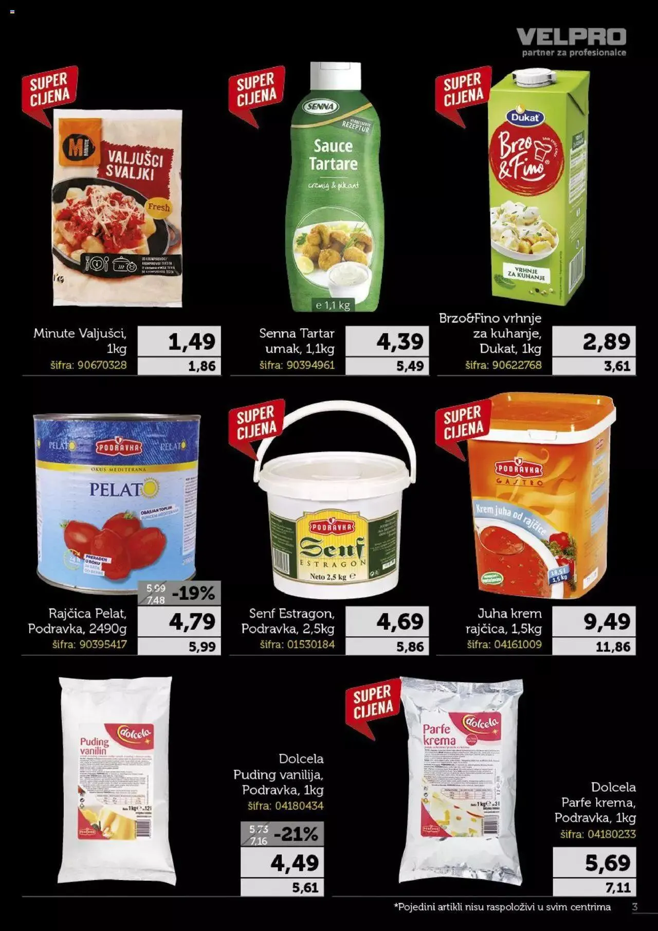 Katalog HoReCa posebna ponuda Velpro od 4. ožujka do 30. ožujka 2024. - Pregled Stranica 3