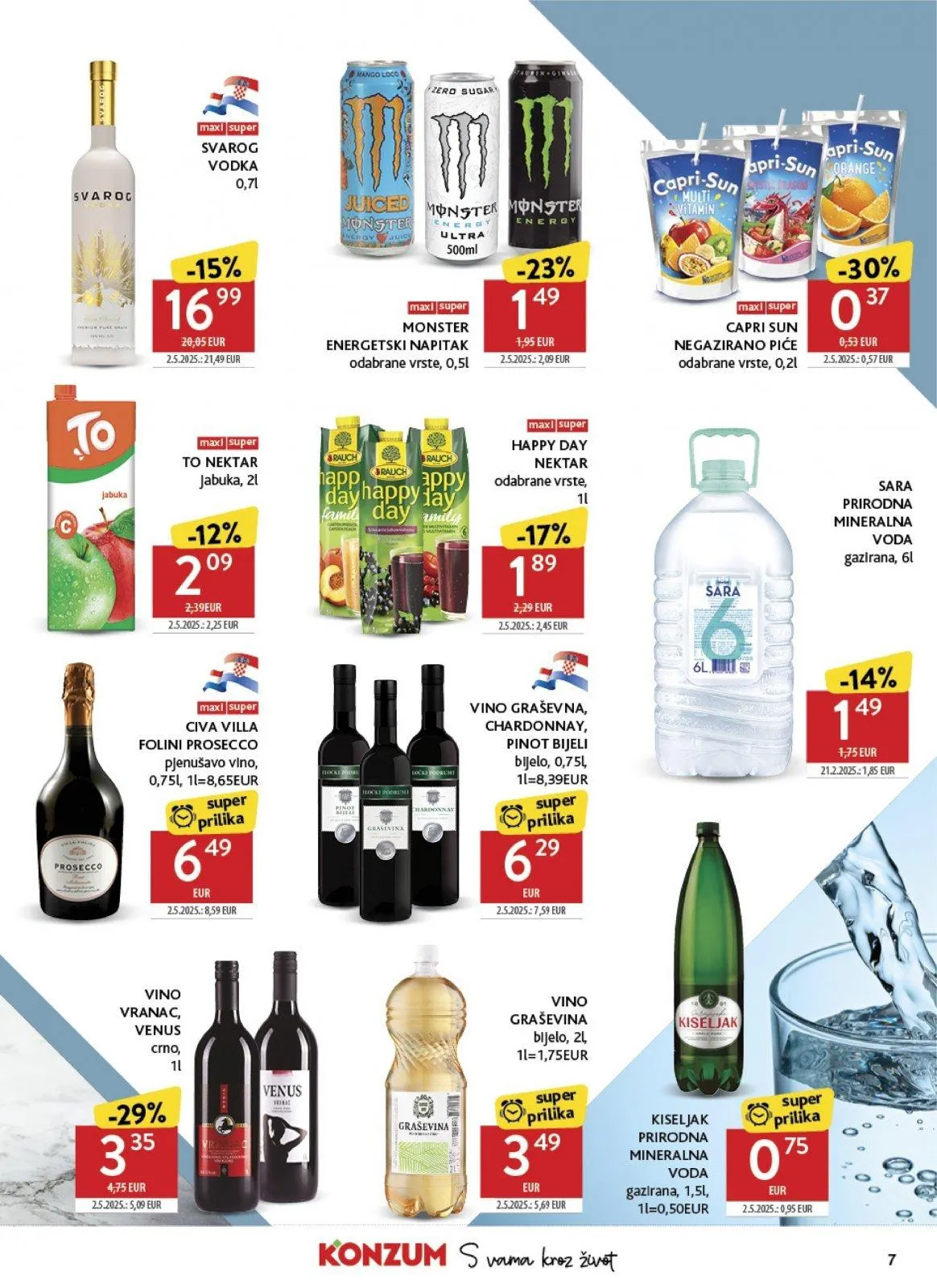 Katalog Konzum katalog do 28.04.2026 od 22. travnja do 28. travnja 2026. - Pregled Stranica 7