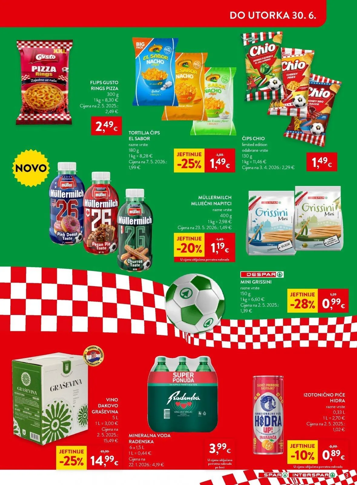 Katalog Interspar katalog do 30.06.2026 od 25. lipnja do 30. lipnja 2026. - Pregled Stranica 3