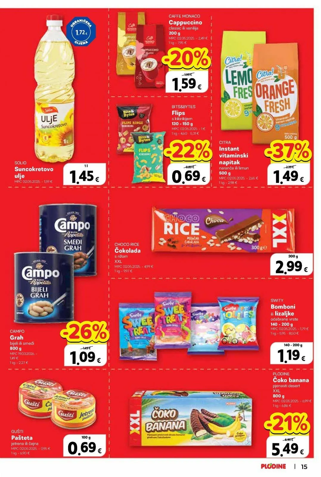 Katalog Plodine katalog do 16.06.2026 od 9. lipnja do 16. lipnja 2026. - Pregled Stranica 15