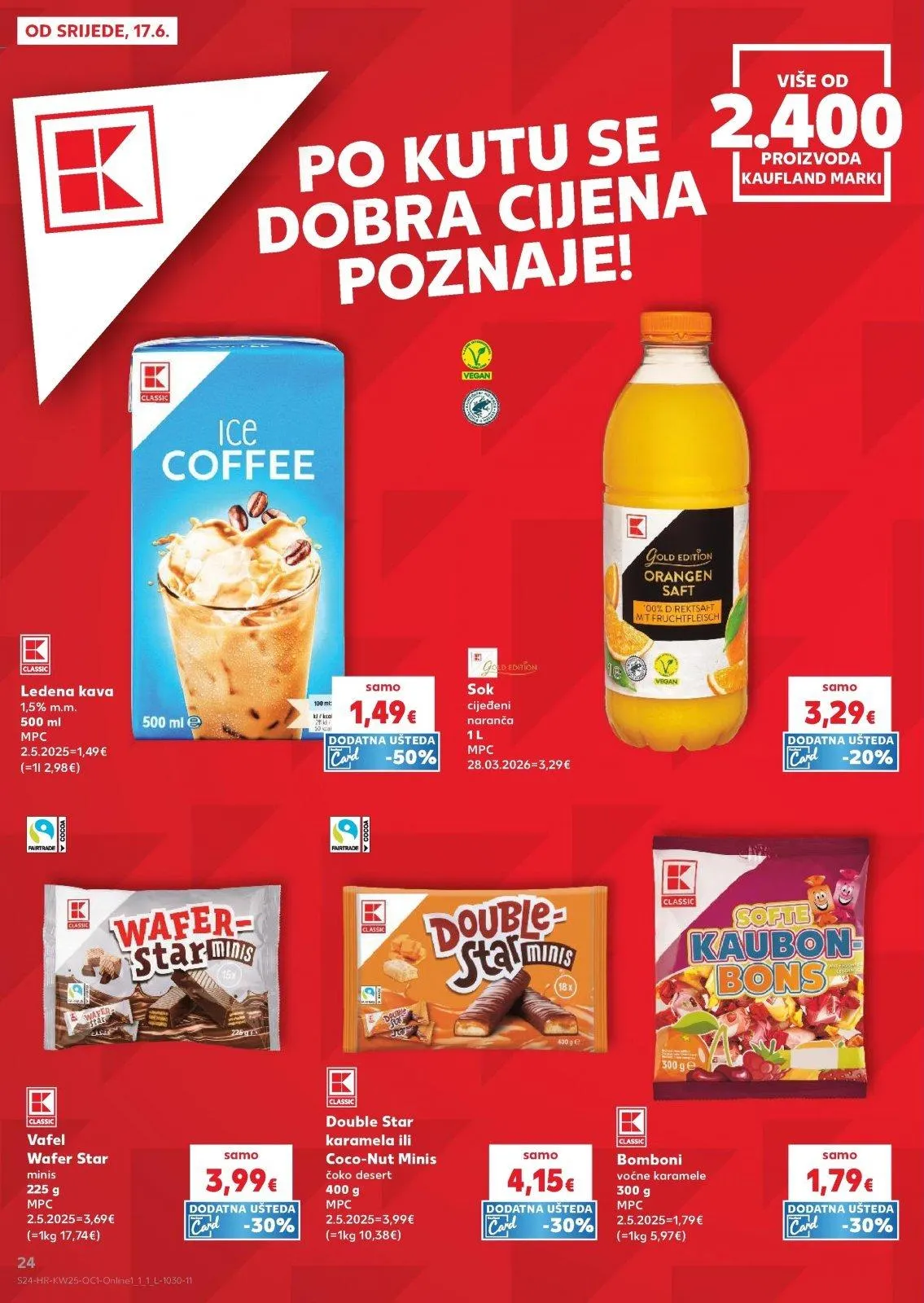 Katalog Kaufland katalog do 23.06.2026 od 17. lipnja do 23. lipnja 2026. - Pregled Stranica 24