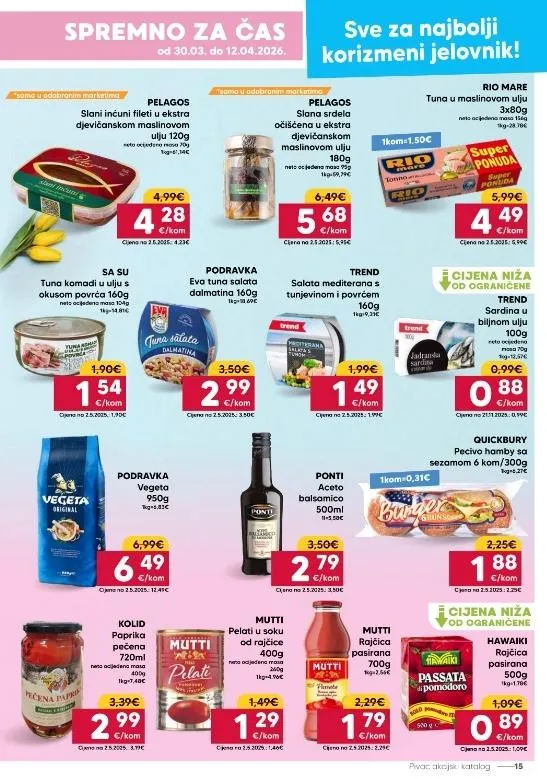 Katalog Pivac katalog do 12.04.2026 od 31. ožujka do 12. travnja 2026. - Pregled Stranica 15