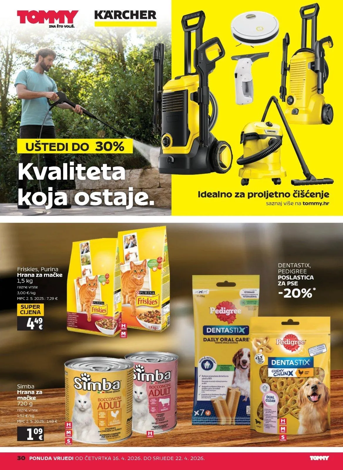 Katalog Tommy katalog do 22.04.2026 od 16. travnja do 22. travnja 2026. - Pregled Stranica 30