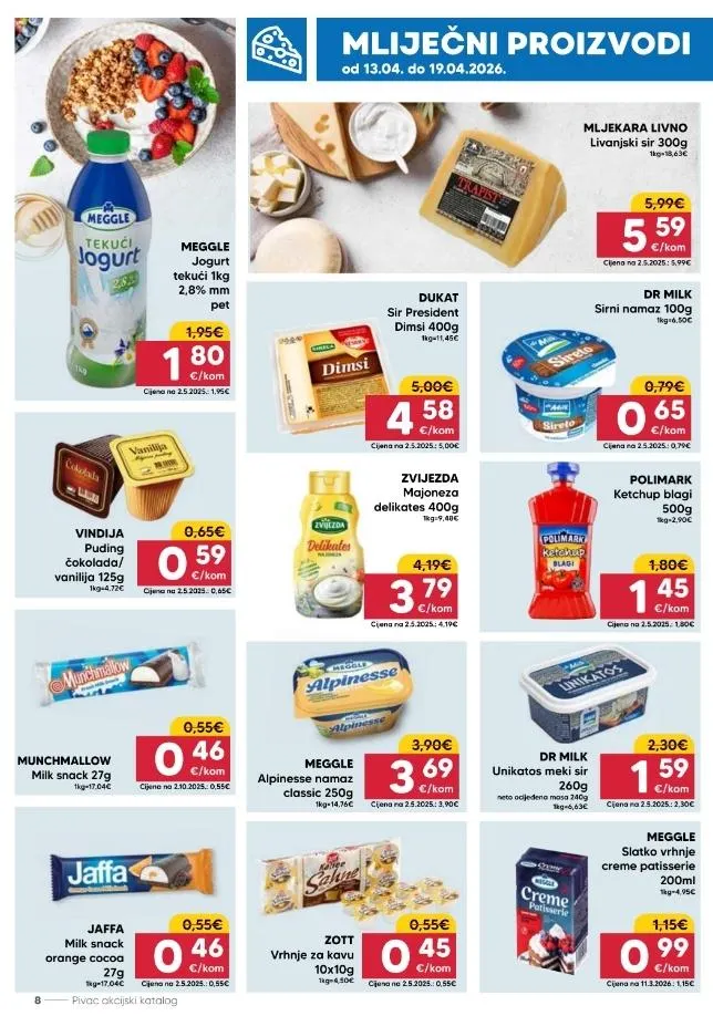 Katalog Pivac katalog do 19.04.2026 od 14. travnja do 19. travnja 2026. - Pregled Stranica 8