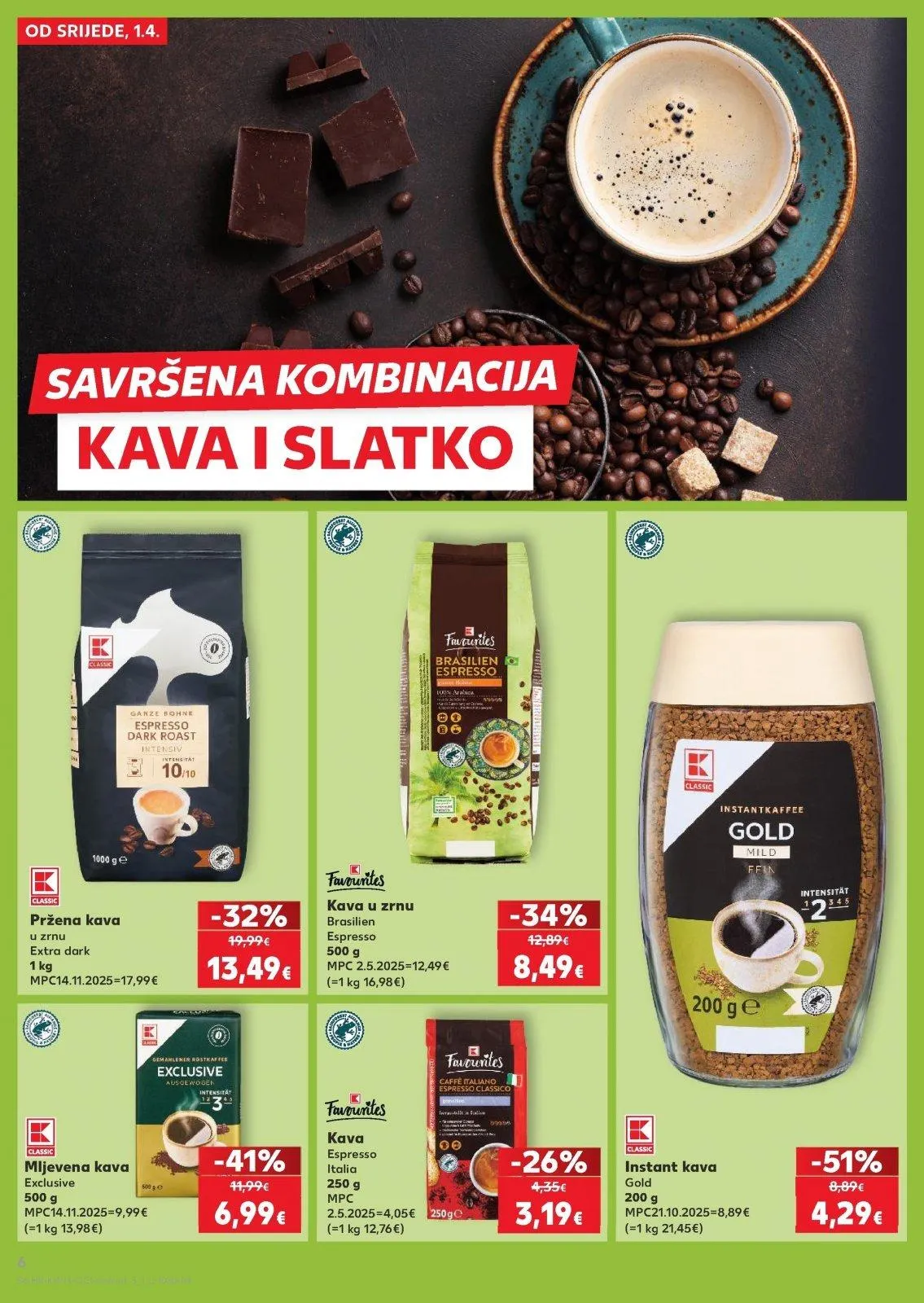 Katalog Kaufland katalog do 07.04.2026 od 1. travnja do 7. travnja 2026. - Pregled Stranica 6