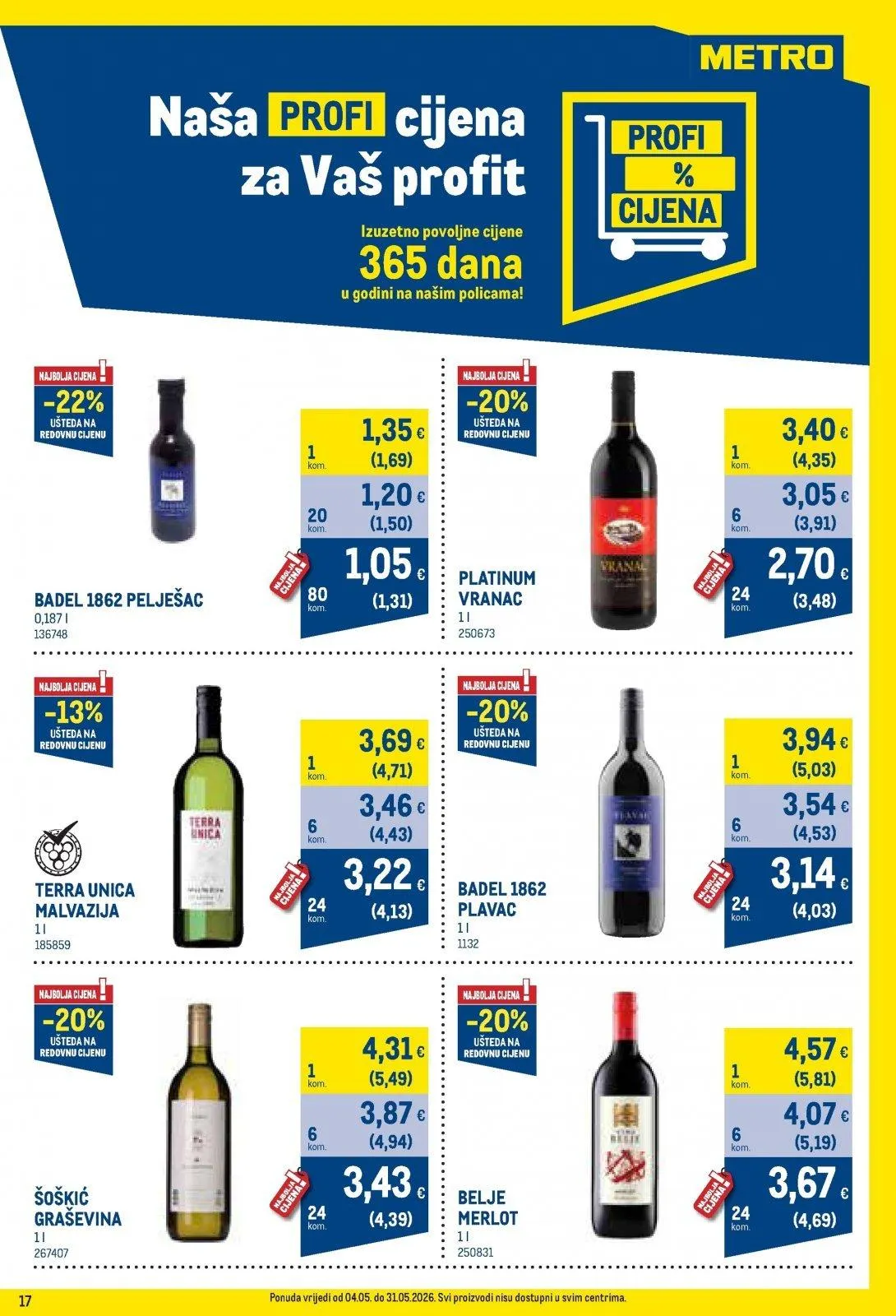 Katalog Metro katalog do 01.06.2026 od 8. svibnja do 1. lipnja 2026. - Pregled Stranica 17