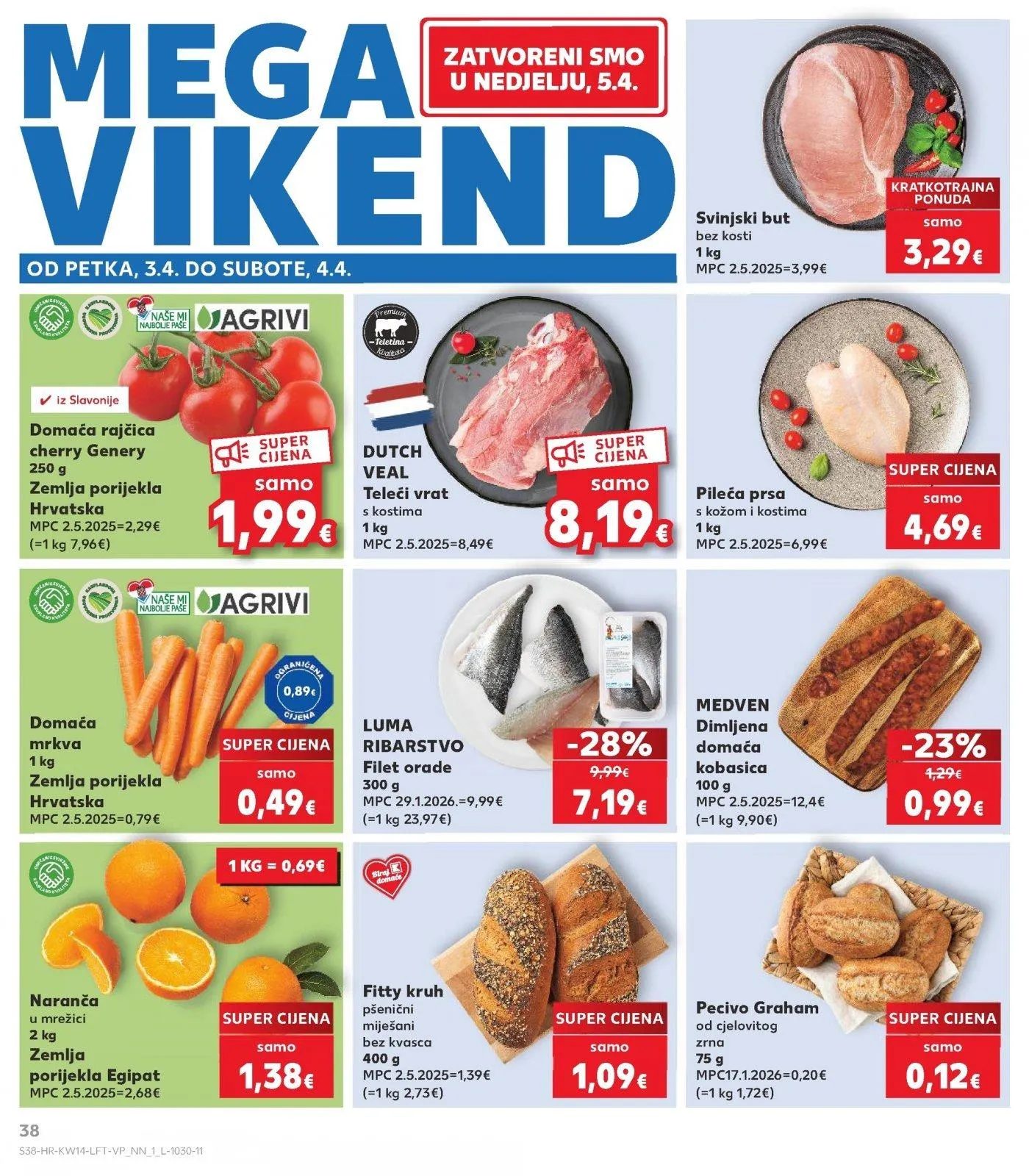 Katalog Kaufland katalog do 07.04.2026 od 1. travnja do 7. travnja 2026. - Pregled Stranica 38