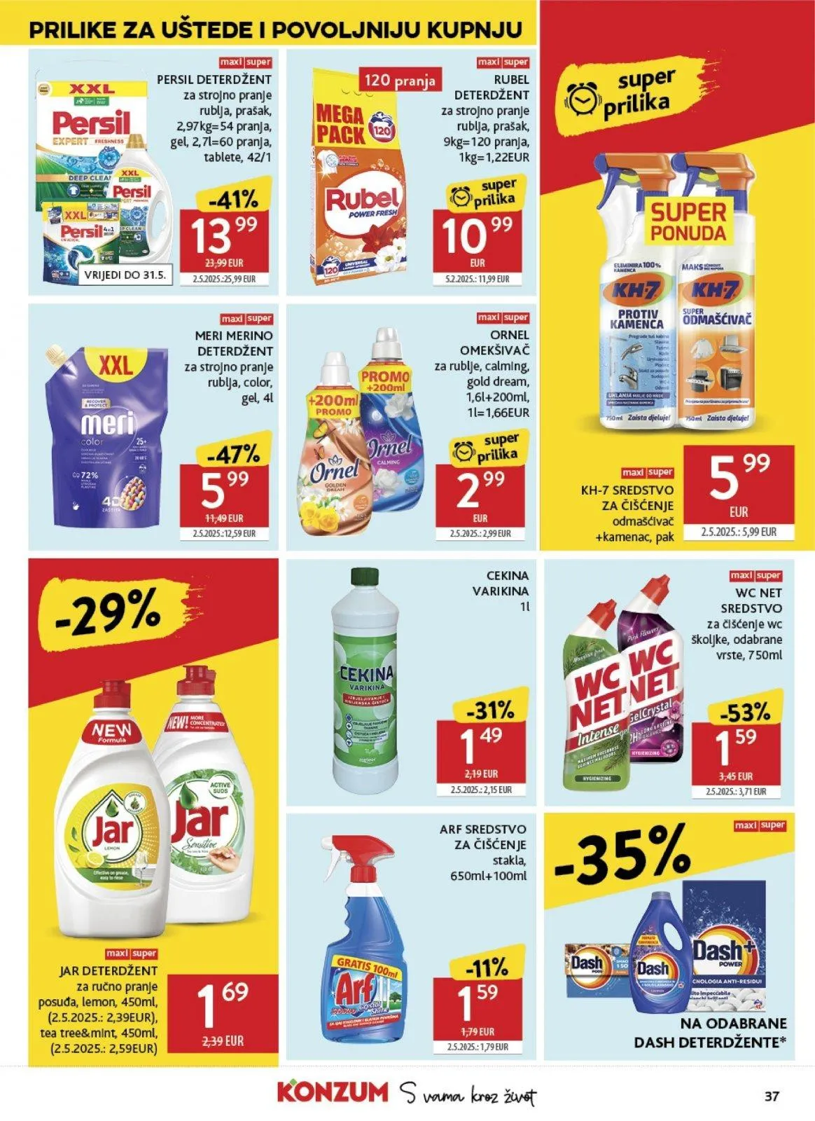 Katalog Konzum katalog do 19.05.2026 od 14. svibnja do 19. svibnja 2026. - Pregled Stranica 37