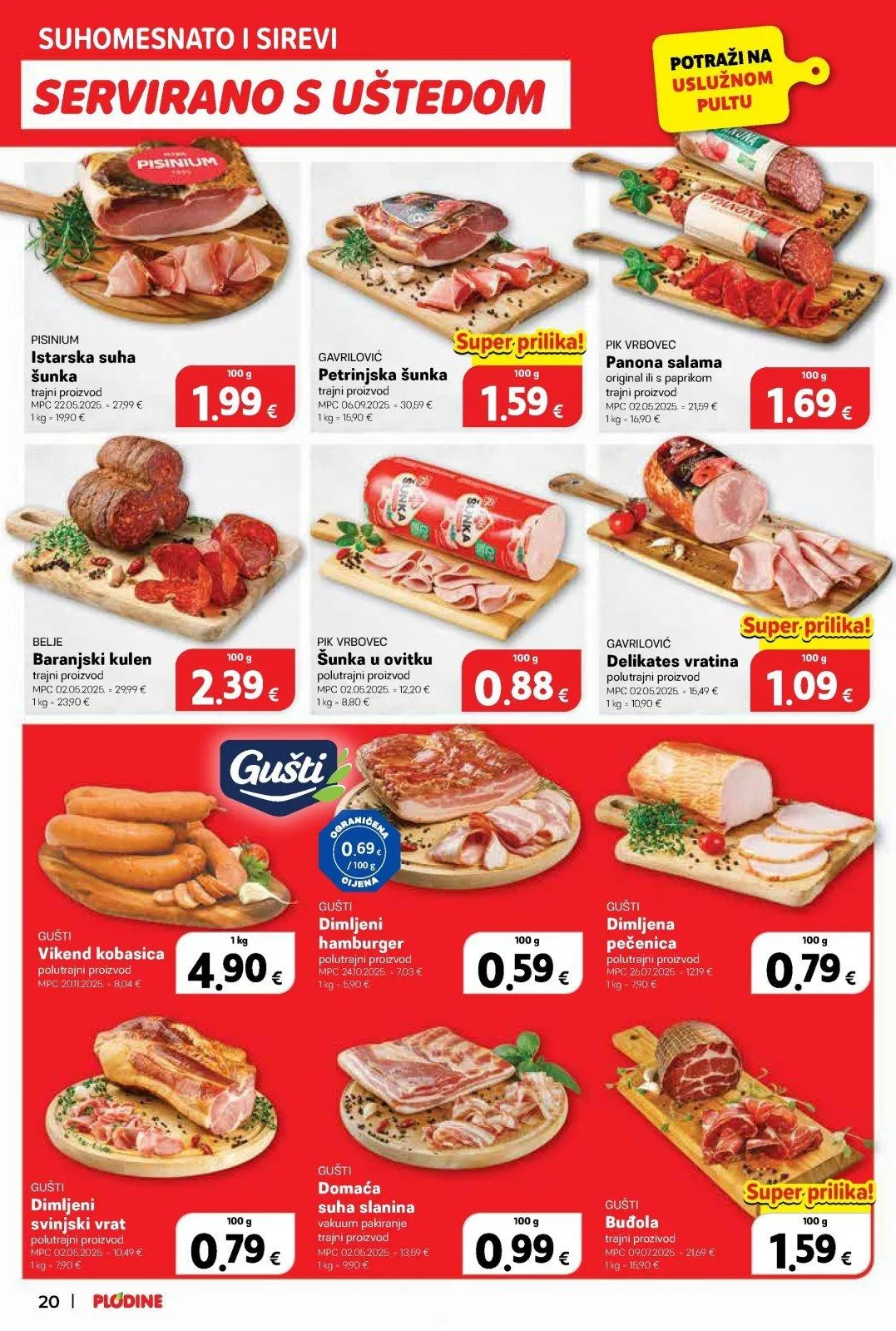 Katalog Plodine katalog do 10.02.2026 od 5. veljače do 10. veljače 2026. - Pregled Stranica 20