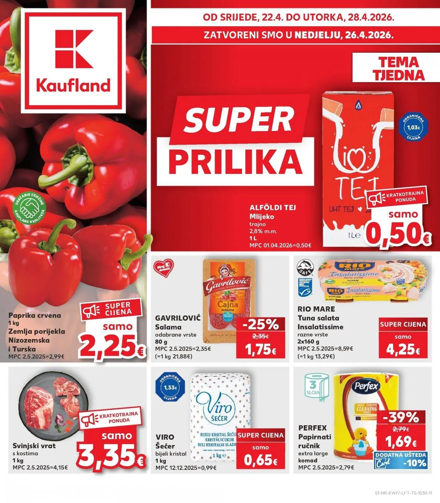 Katalog Kaufland katalog do 28.04.2026 od 22. travnja do 28. travnja 2026. - Pregled Stranica 1