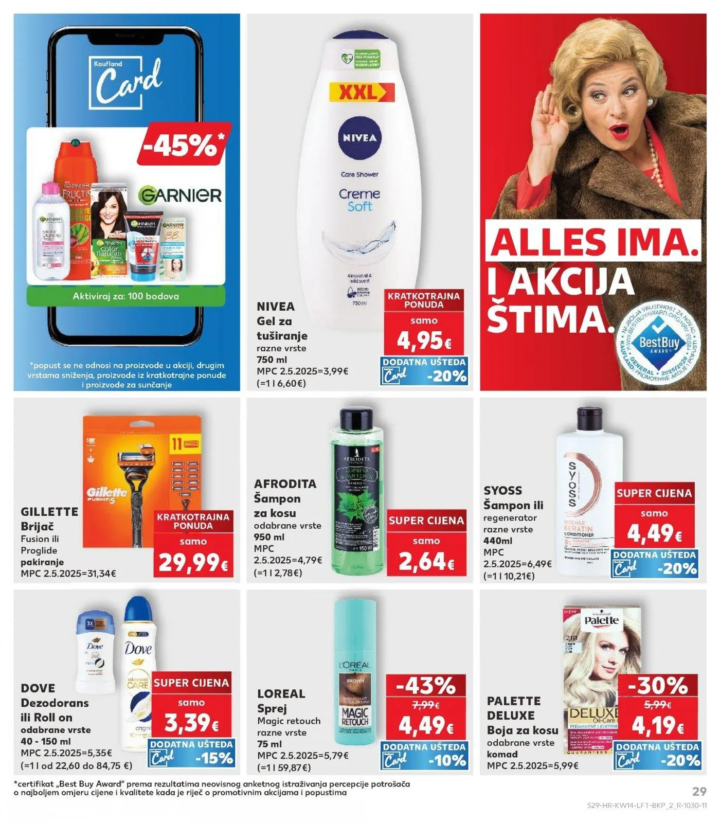 Katalog Kaufland katalog do 07.04.2026 od 1. travnja do 7. travnja 2026. - Pregled Stranica 29