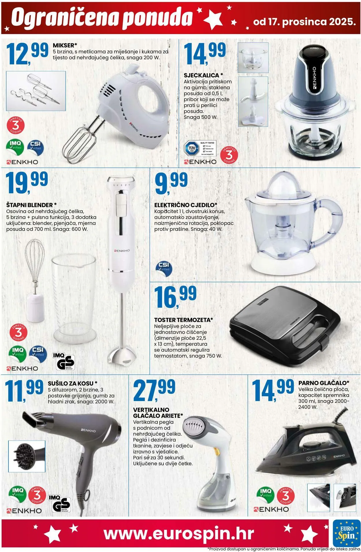 Katalog Eurospin od 17. prosinca do 28. prosinca 2025. - Pregled Stranica 15