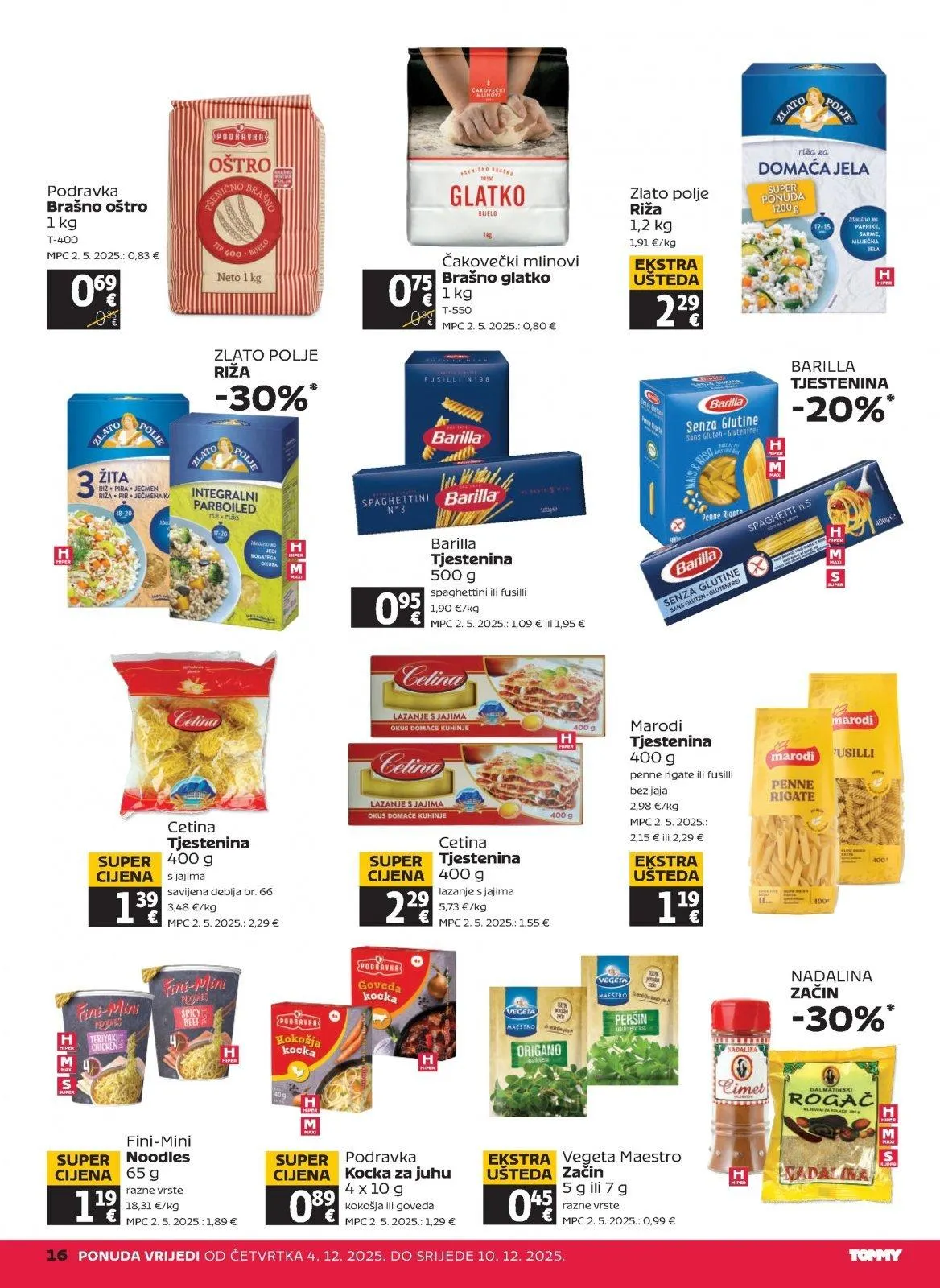 Katalog Tommy katalog do 10.12.2025 od 4. prosinca do 10. prosinca 2025. - Pregled Stranica 16