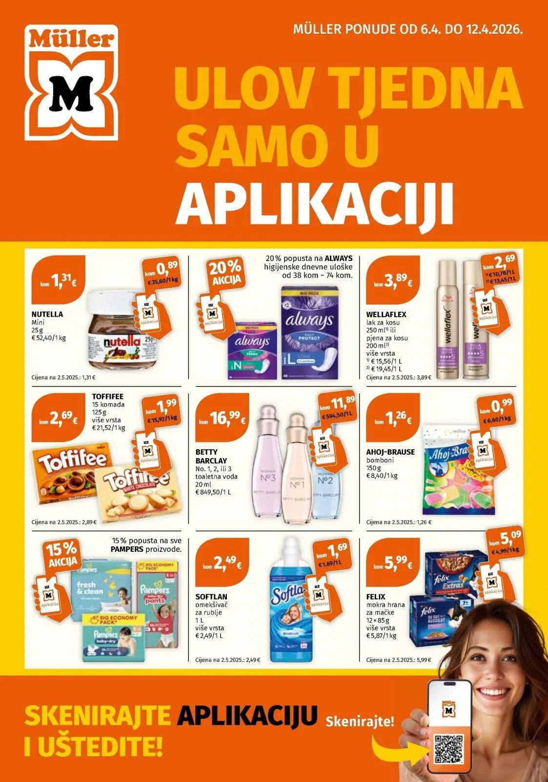 Katalog Müller katalog do 12.04.2026 od 6. travnja do 12. travnja 2026. - Pregled Stranica 1