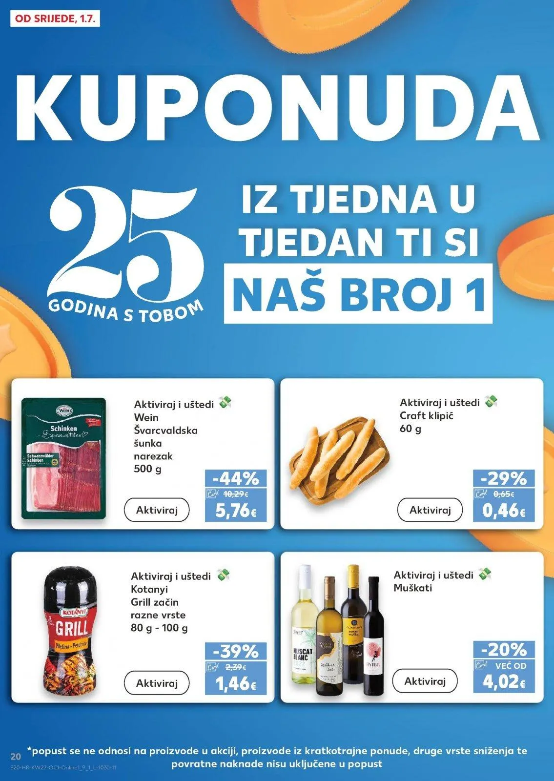 Katalog Kaufland katalog do 07.07.2026 od 1. srpnja do 7. srpnja 2026. - Pregled Stranica 20