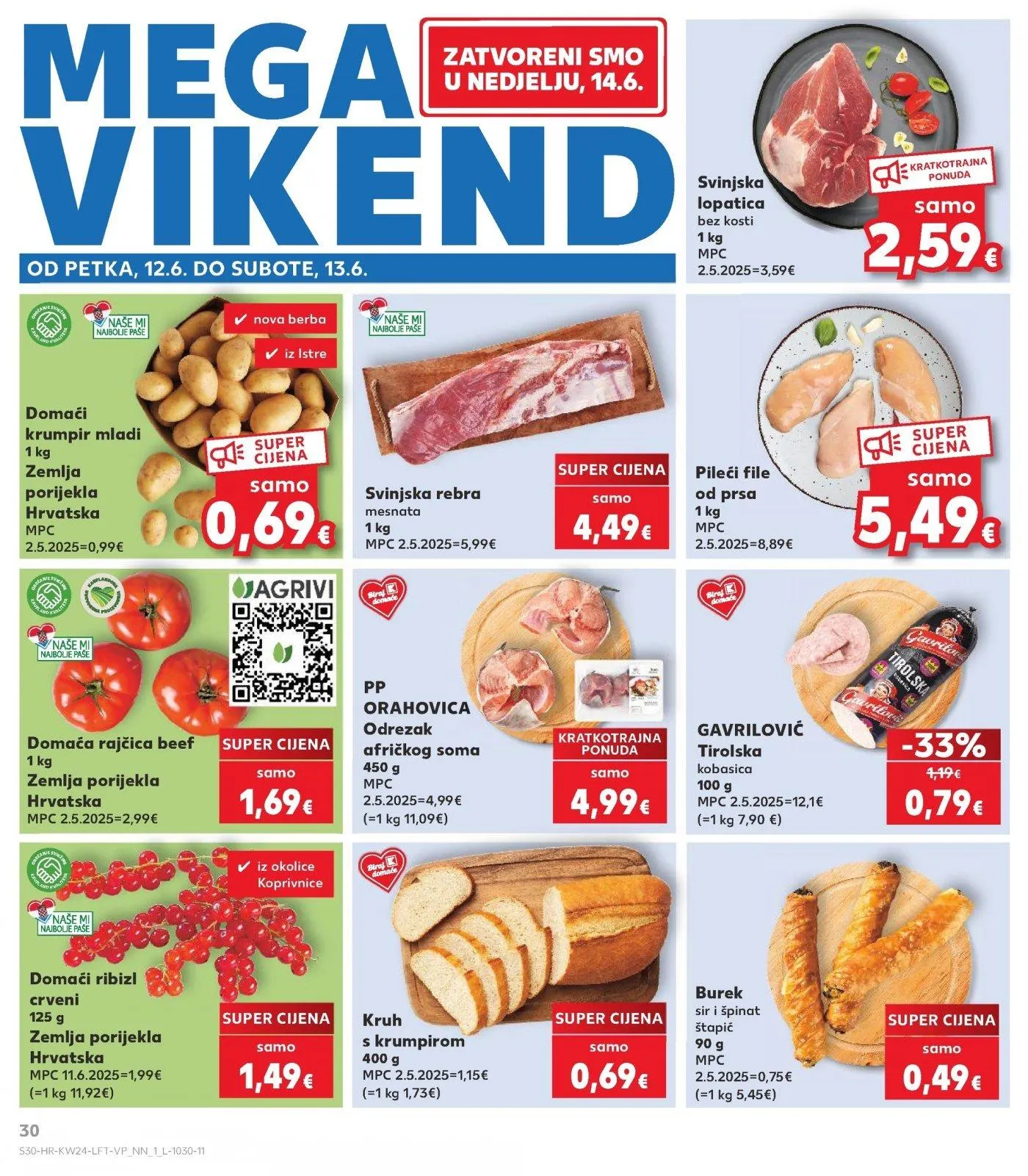 Katalog Kaufland katalog do 16.06.2026 od 10. lipnja do 16. lipnja 2026. - Pregled Stranica 30