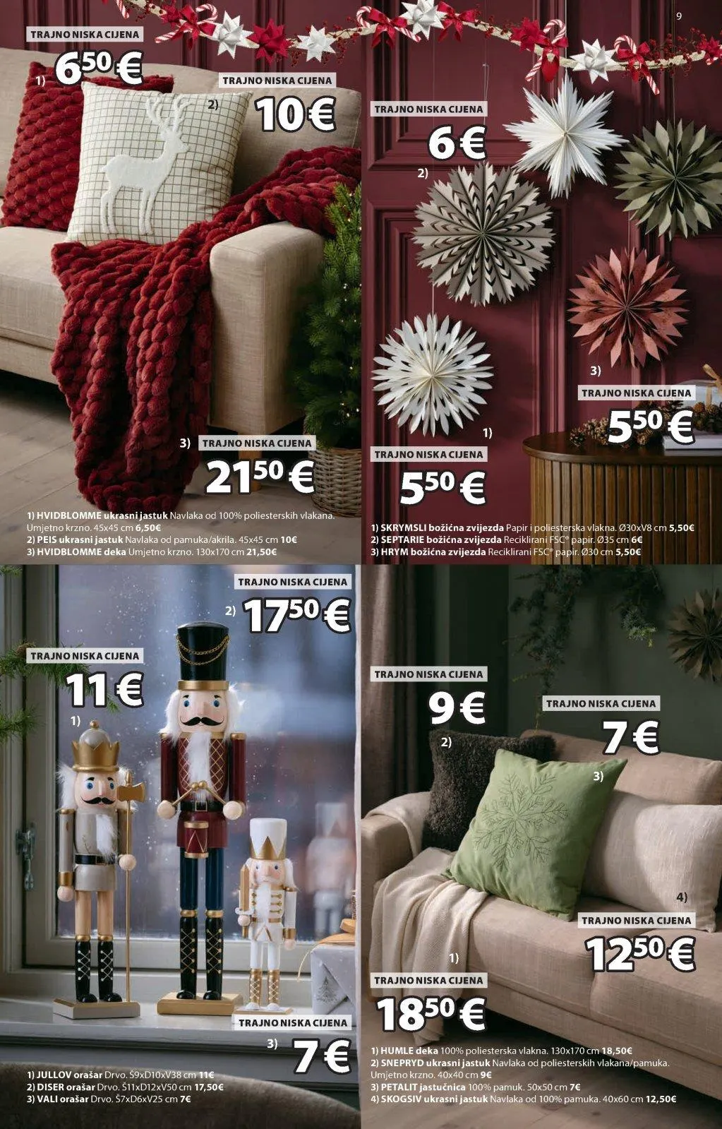 Katalog JYSK katalog do 30.12.2025 od 3. prosinca do 30. prosinca 2025. - Pregled Stranica 9