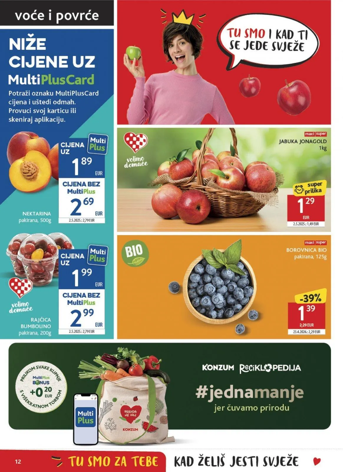 Katalog Konzum katalog do 26.05.2026 od 20. svibnja do 26. svibnja 2026. - Pregled Stranica 12