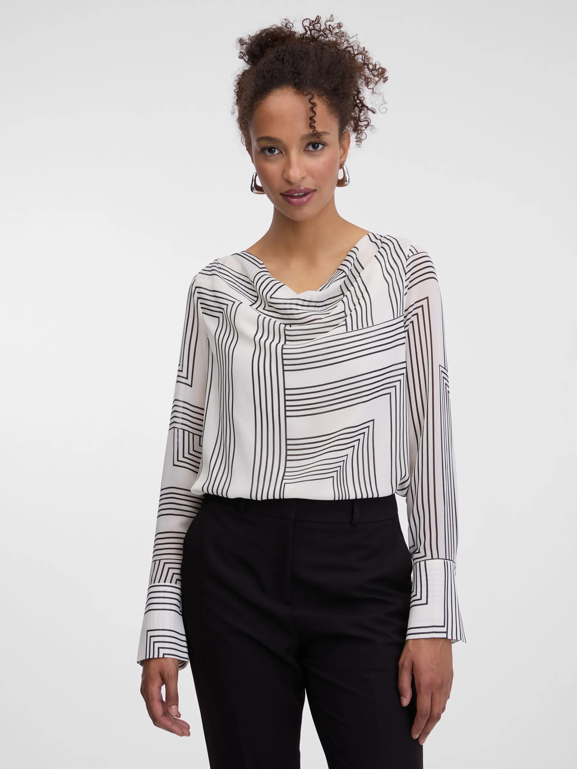 Bijela ženska bluza s uzorkom ORSAY