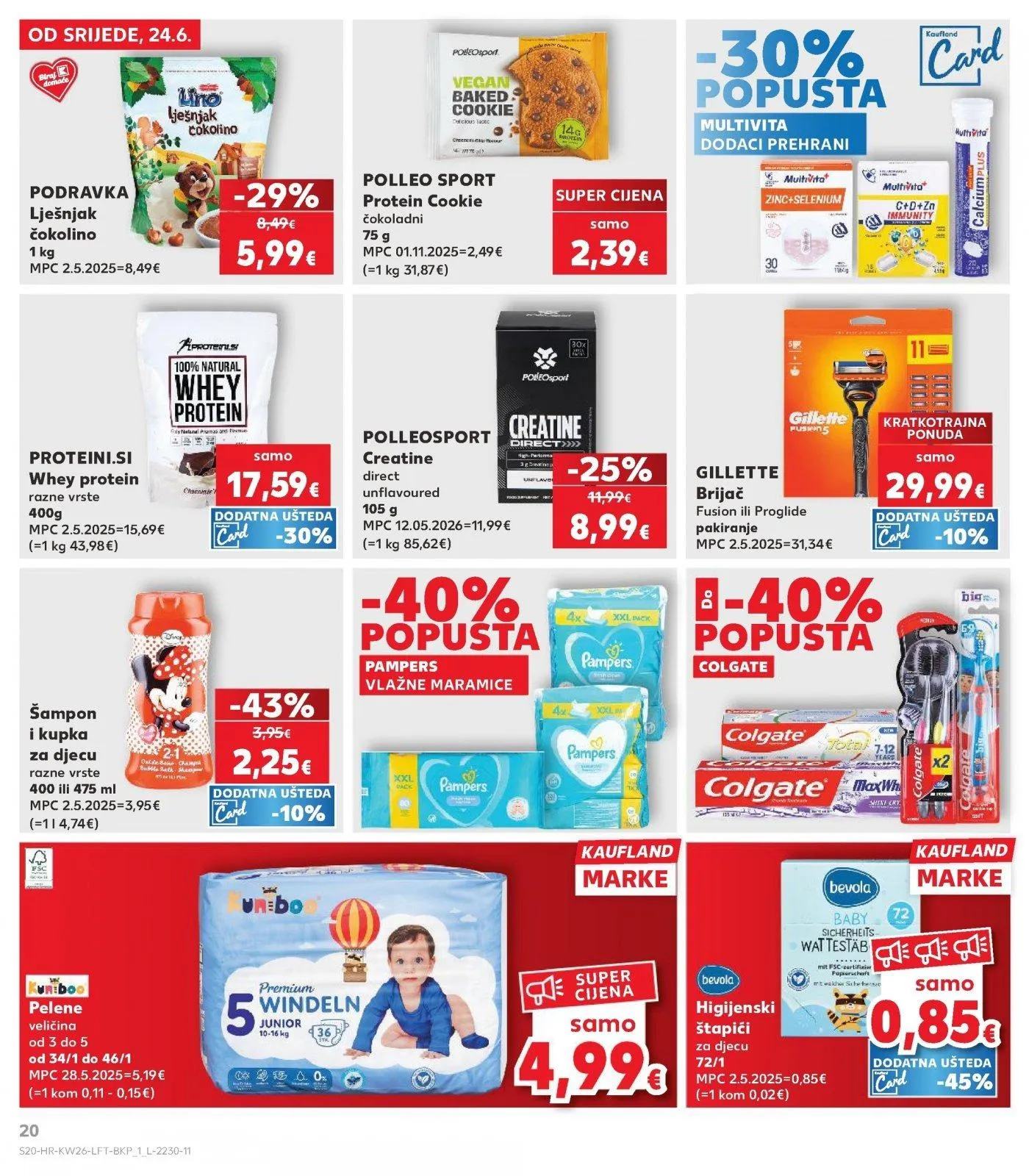 Katalog Kaufland katalog do 30.06.2026 od 25. lipnja do 30. lipnja 2026. - Pregled Stranica 20