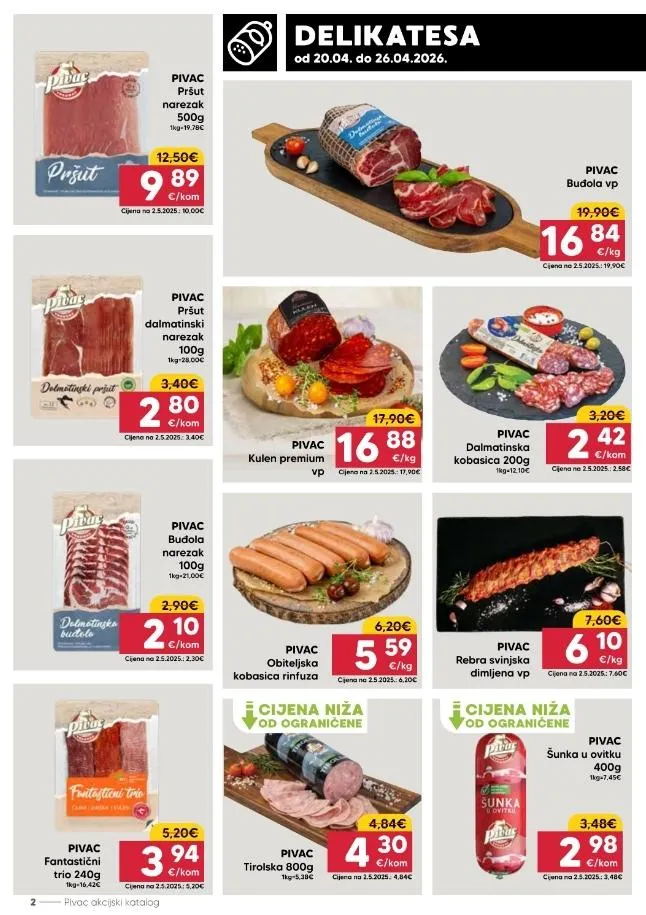 Katalog Pivac katalog do 26.04.2026 od 20. travnja do 26. travnja 2026. - Pregled Stranica 2
