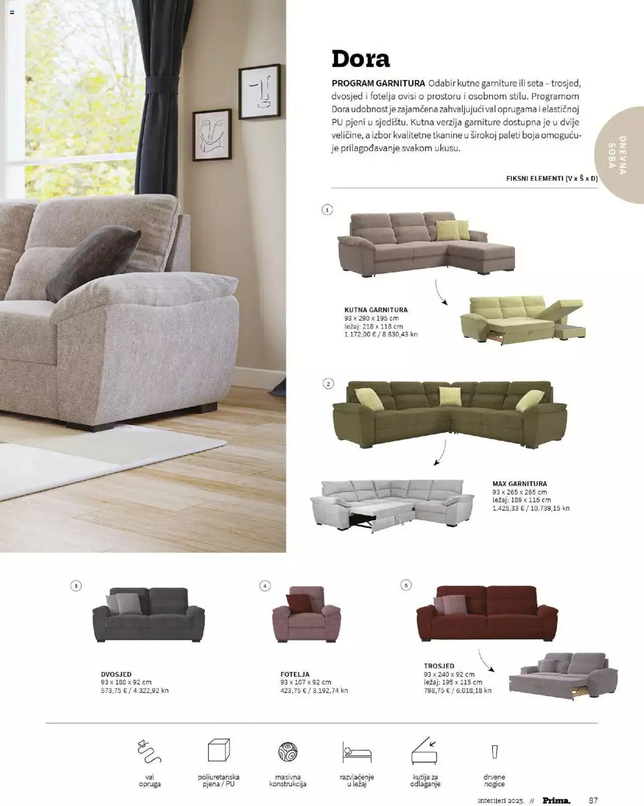 Katalog Katalog interijeri 2023 Prima od 20. veljače do 31. prosinca 2023. - Pregled Stranica 89