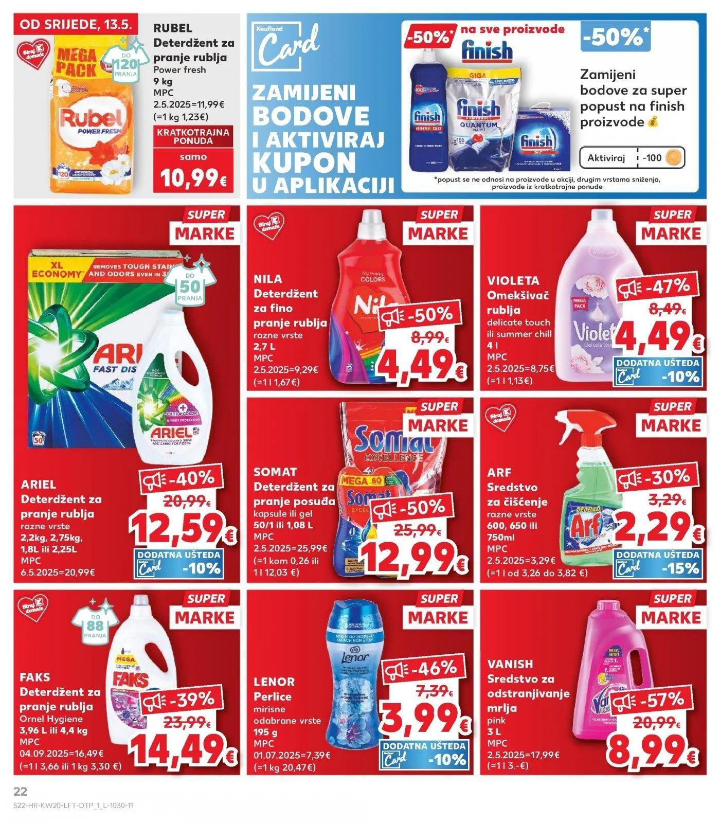 Katalog Kaufland katalog do 19.05.2026 od 13. svibnja do 19. svibnja 2026. - Pregled Stranica 22