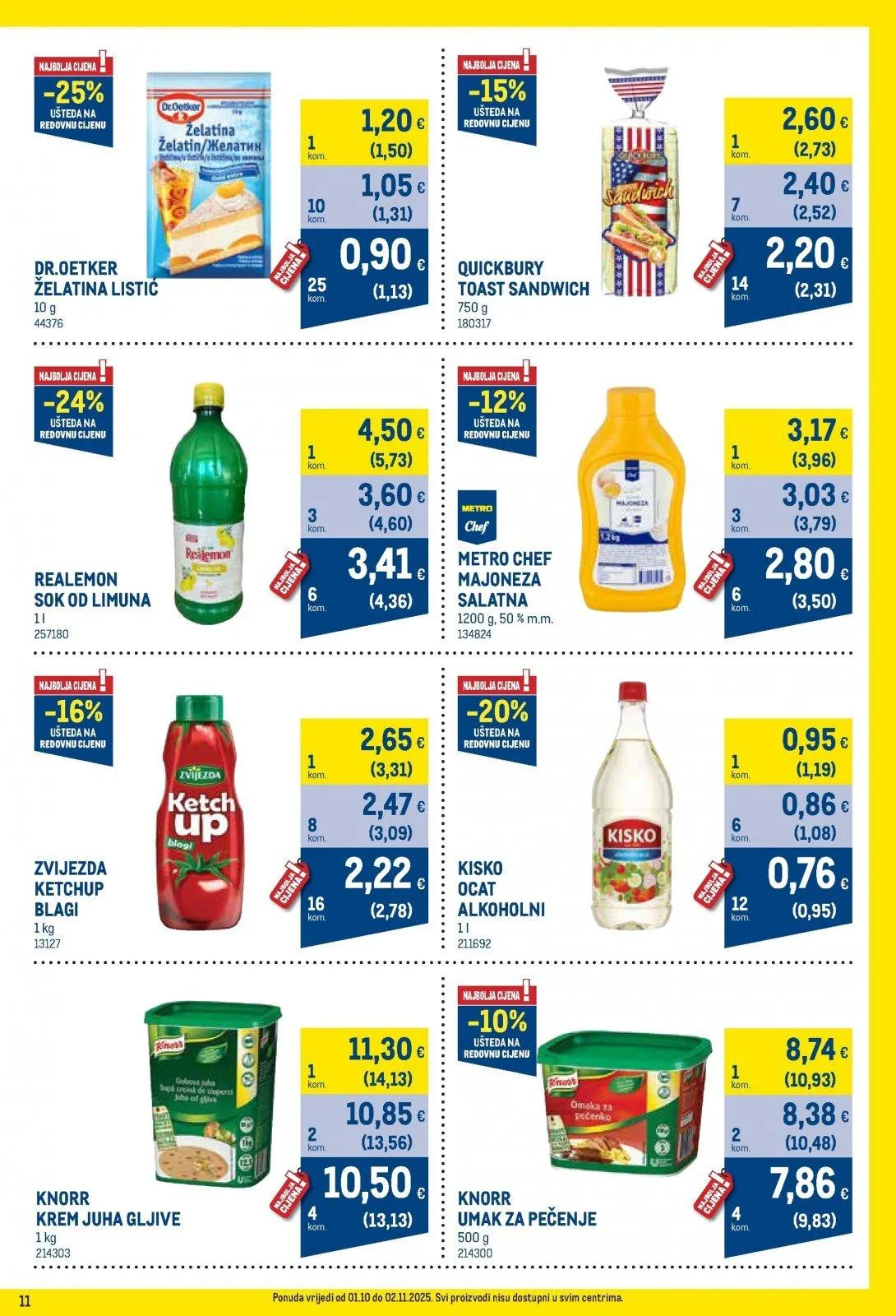 Katalog Metro katalog do 02.11.2025 od 28. listopada do 2. studenoga 2025. - Pregled Stranica 11