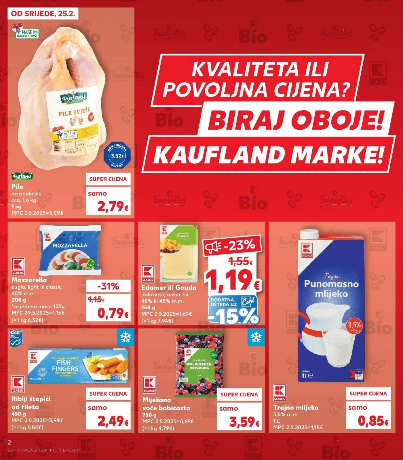 Katalog Kaufland katalog do 03.03.2026 od 25. veljače do 3. ožujka 2026. - Pregled Stranica 2