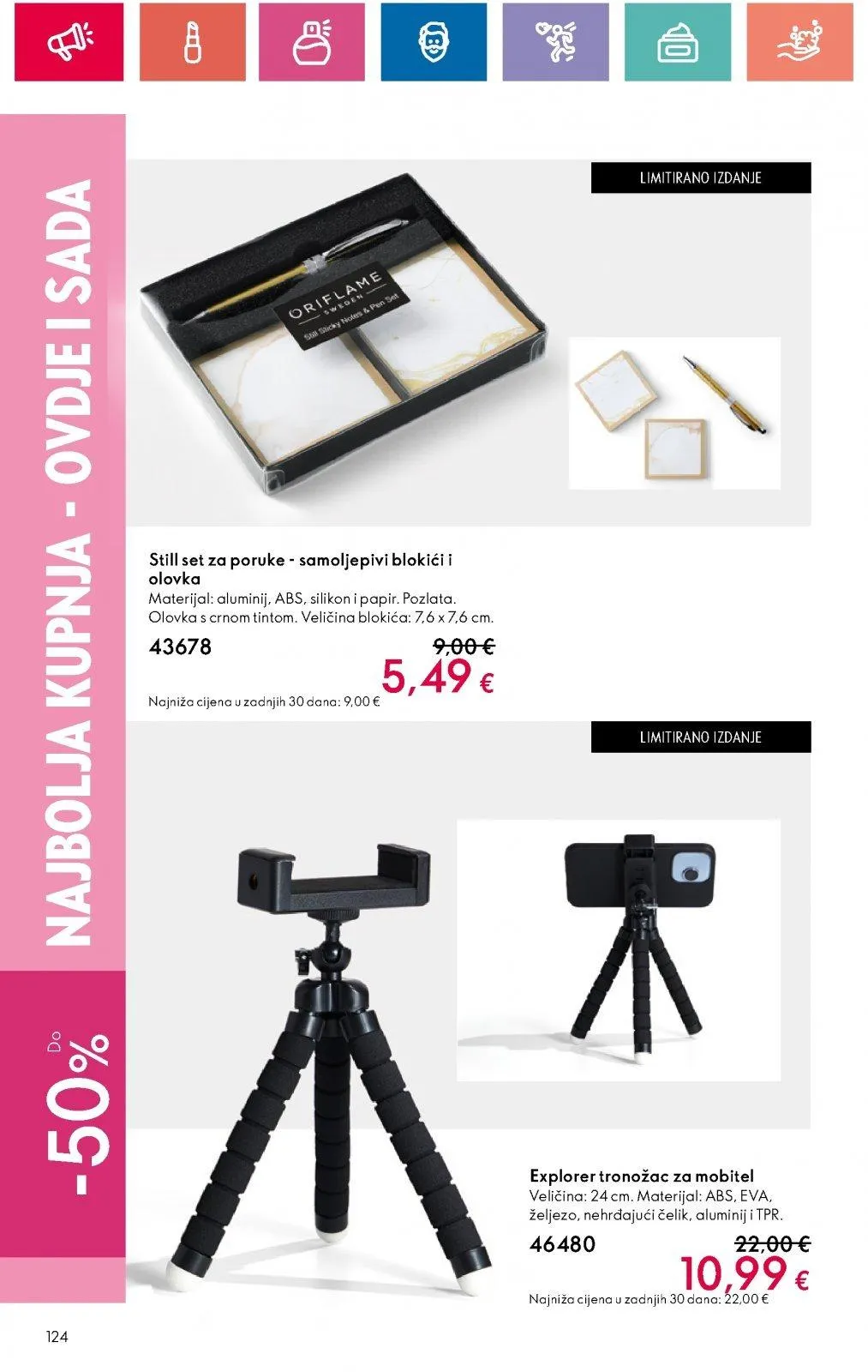 Katalog Oriflame katalog do 11.09.2024 od 29. kolovoza do 11. rujna 2024. - Pregled Stranica 124