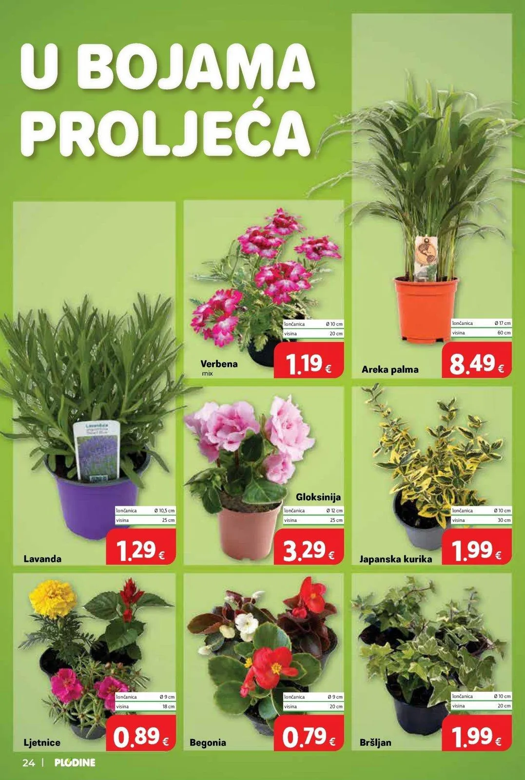 Katalog Plodine katalog do 19.05.2026 od 13. svibnja do 19. svibnja 2026. - Pregled Stranica 24